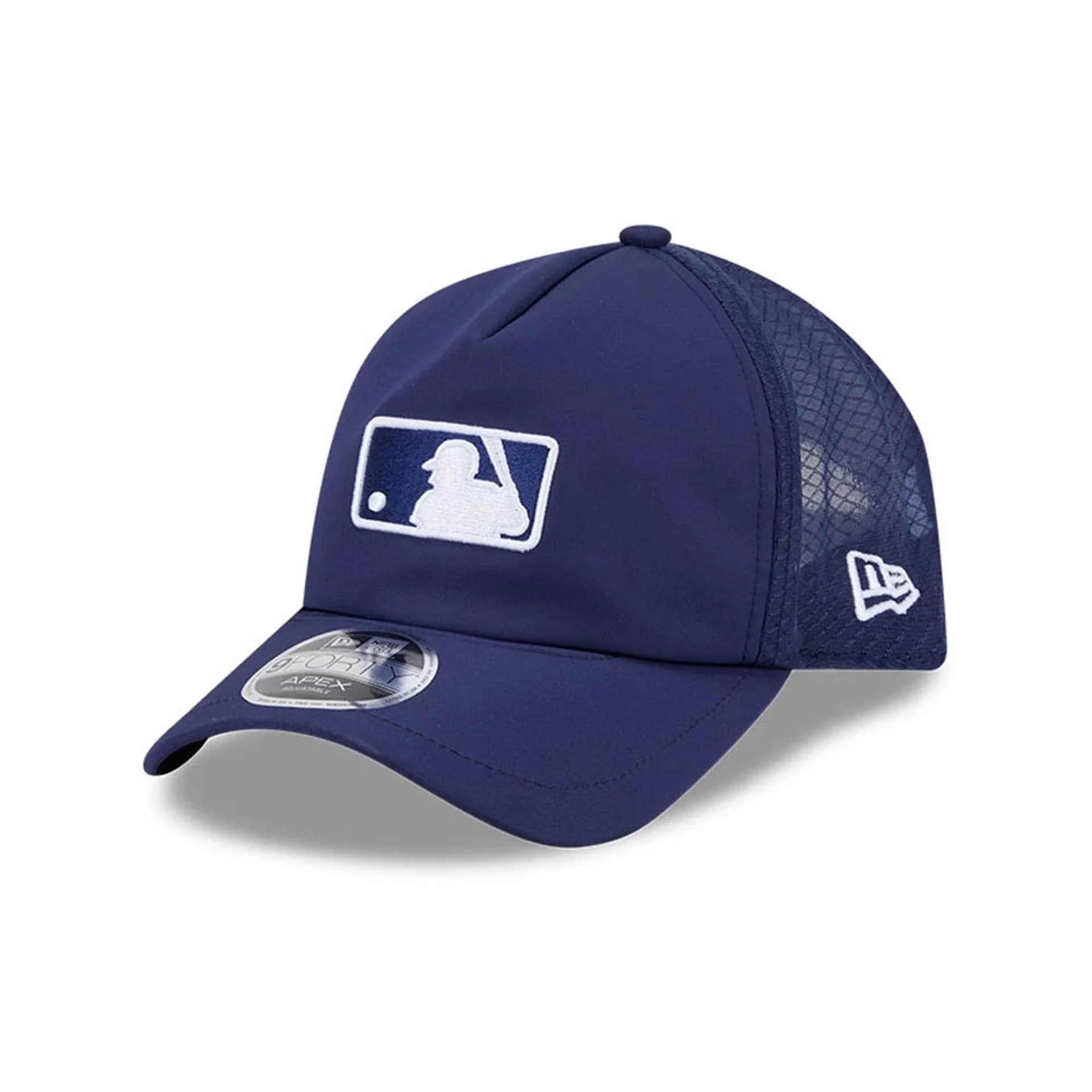 MLB Logo MLB Batting Practice 2026 Navy 9FORTY Apex Adjustable Cap