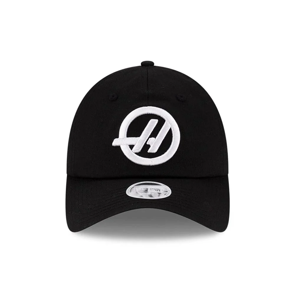 MoneyGram Haas F1 Womens Team Black Pony Tail Adjustable Cap - Image 3