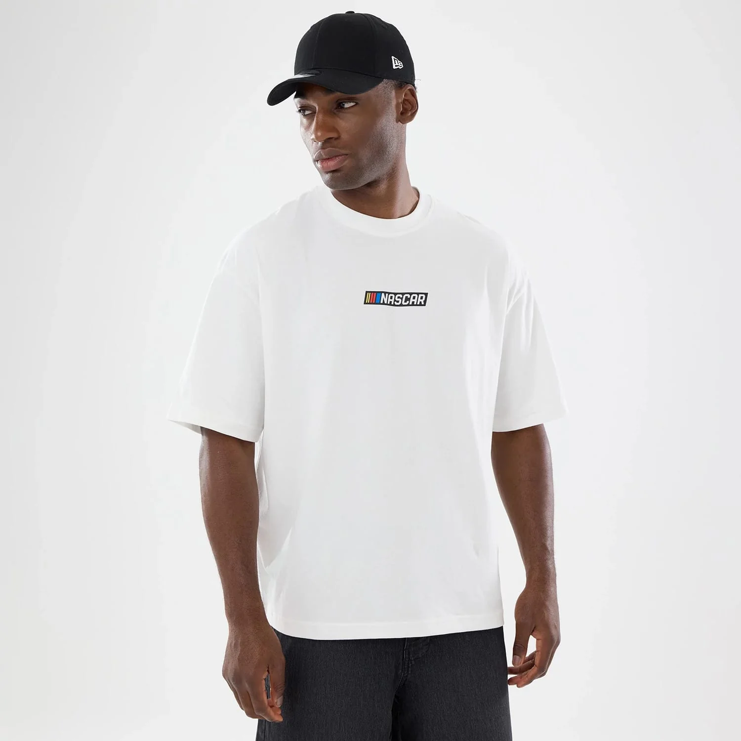 Nascar Logo White T-Shirt
