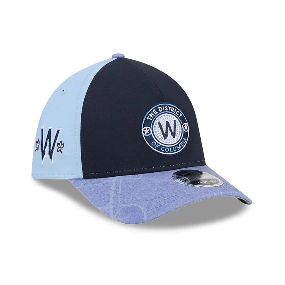 Nationals MLB City Connect Navy 39THIRTY M-Crown A-Frame Stretch Fit Cap