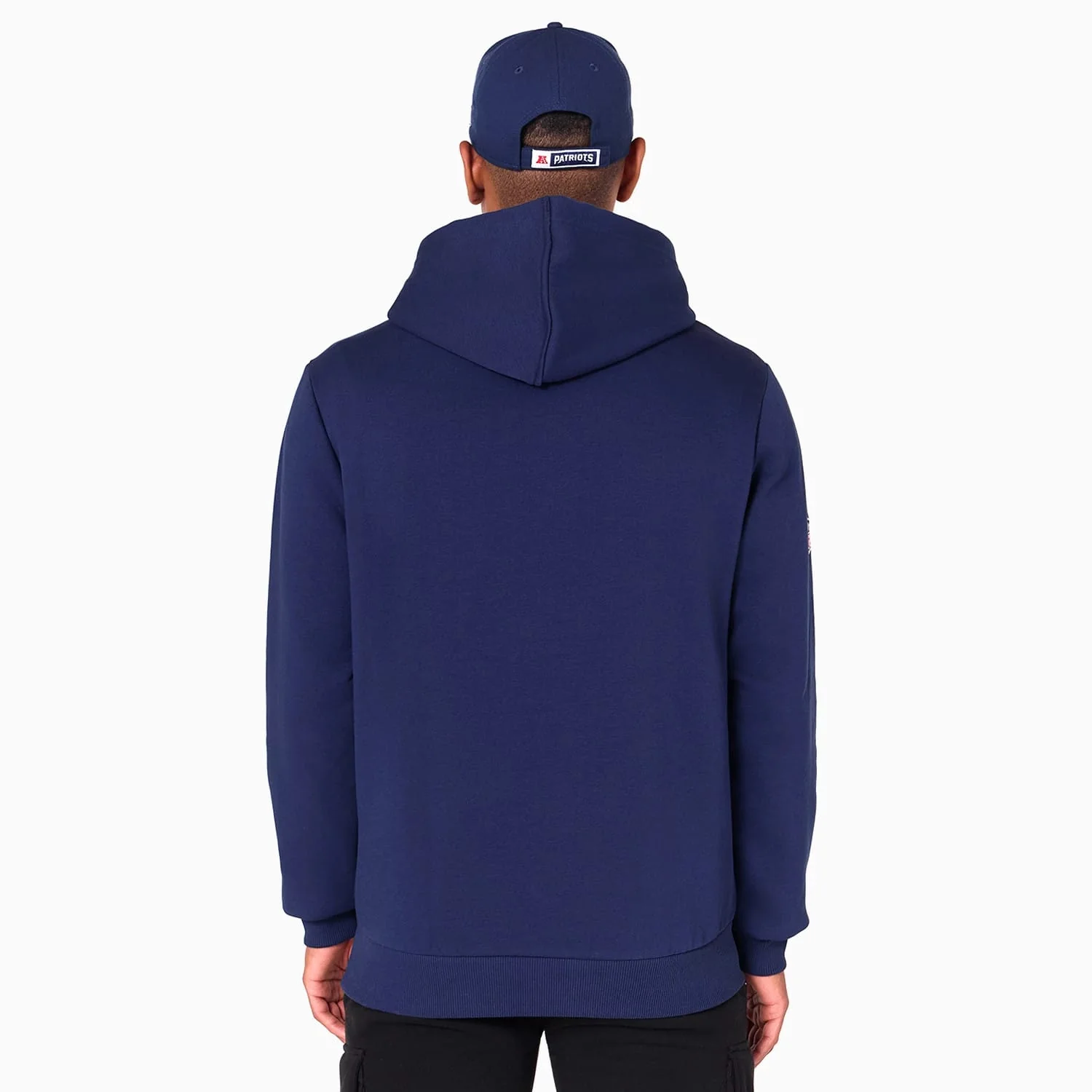 New England Patriots NFL Navy Pullover Hoodie - Image 7