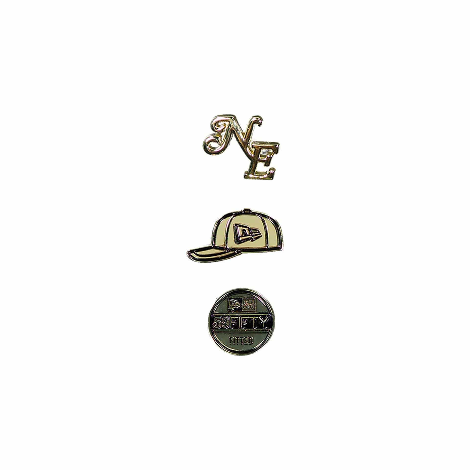 New Era 59FIFTY Day 3 Pack Black Pin Badge