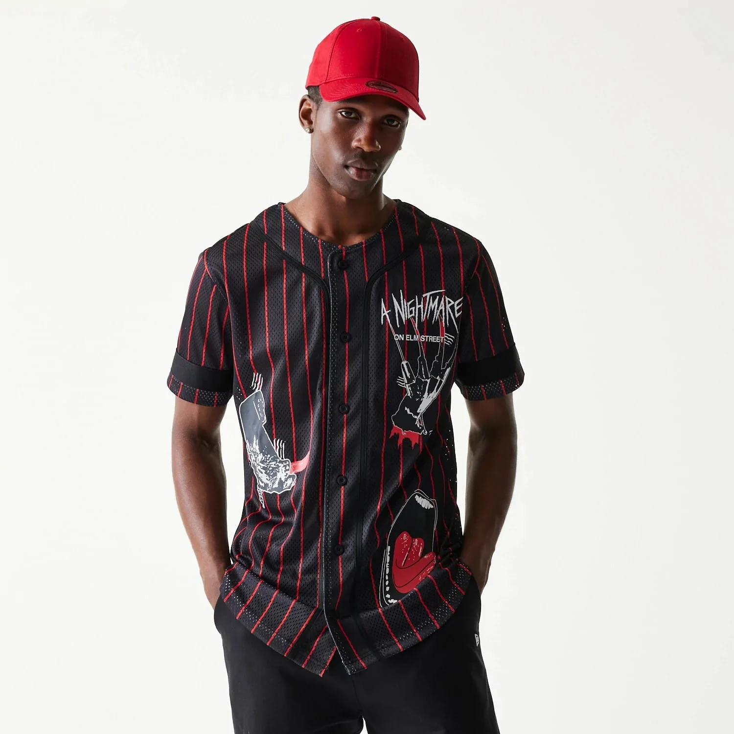 New Era A Nightmare On Elm Street Black Jersey