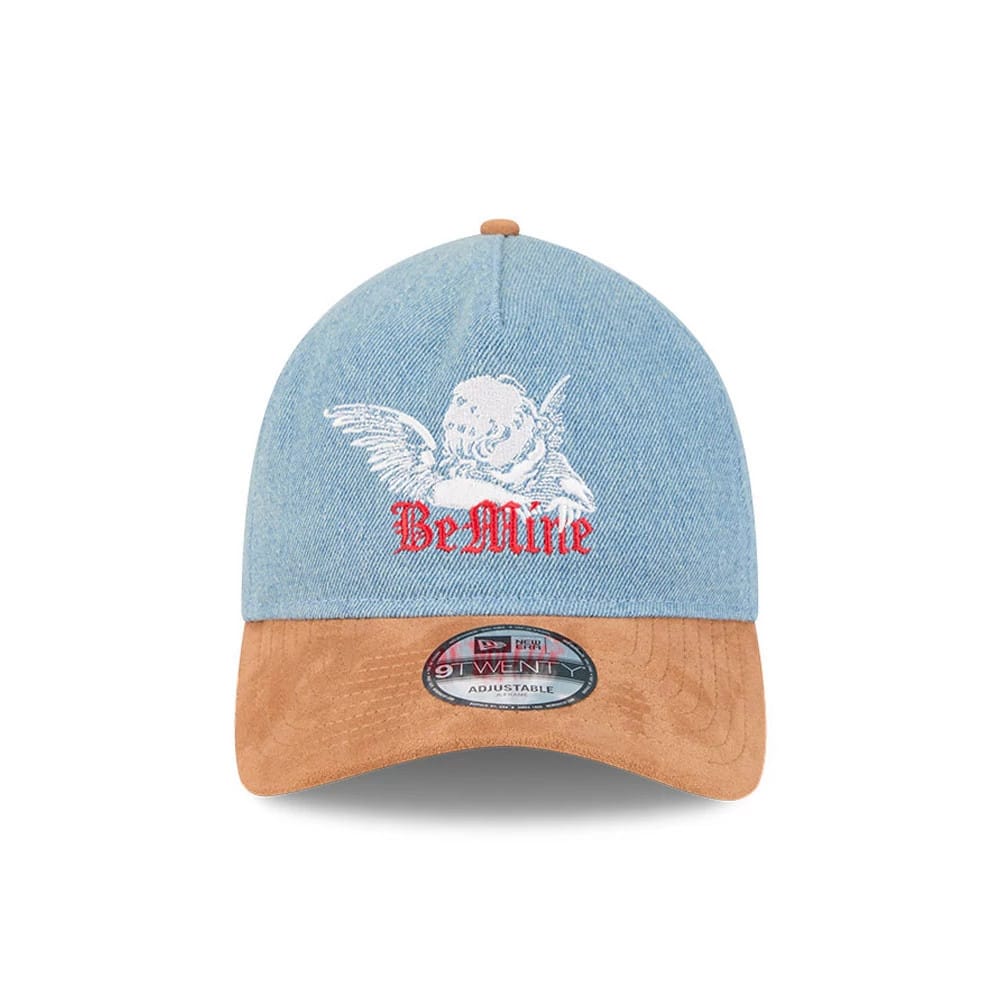 New Era Be Mine Light Blue 9TWENTY A-Frame Adjustable Cap - Image 3