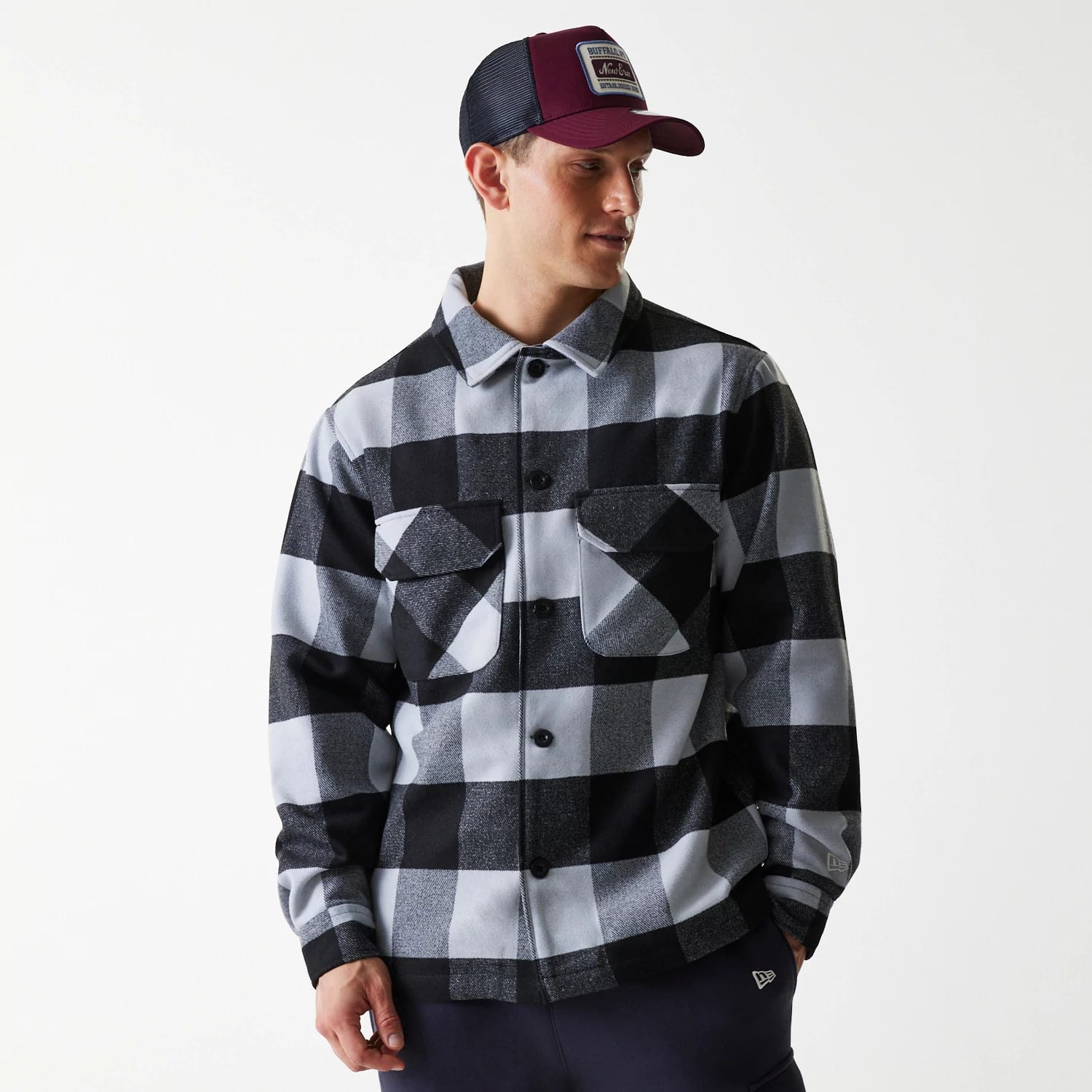New Era Black Shacket