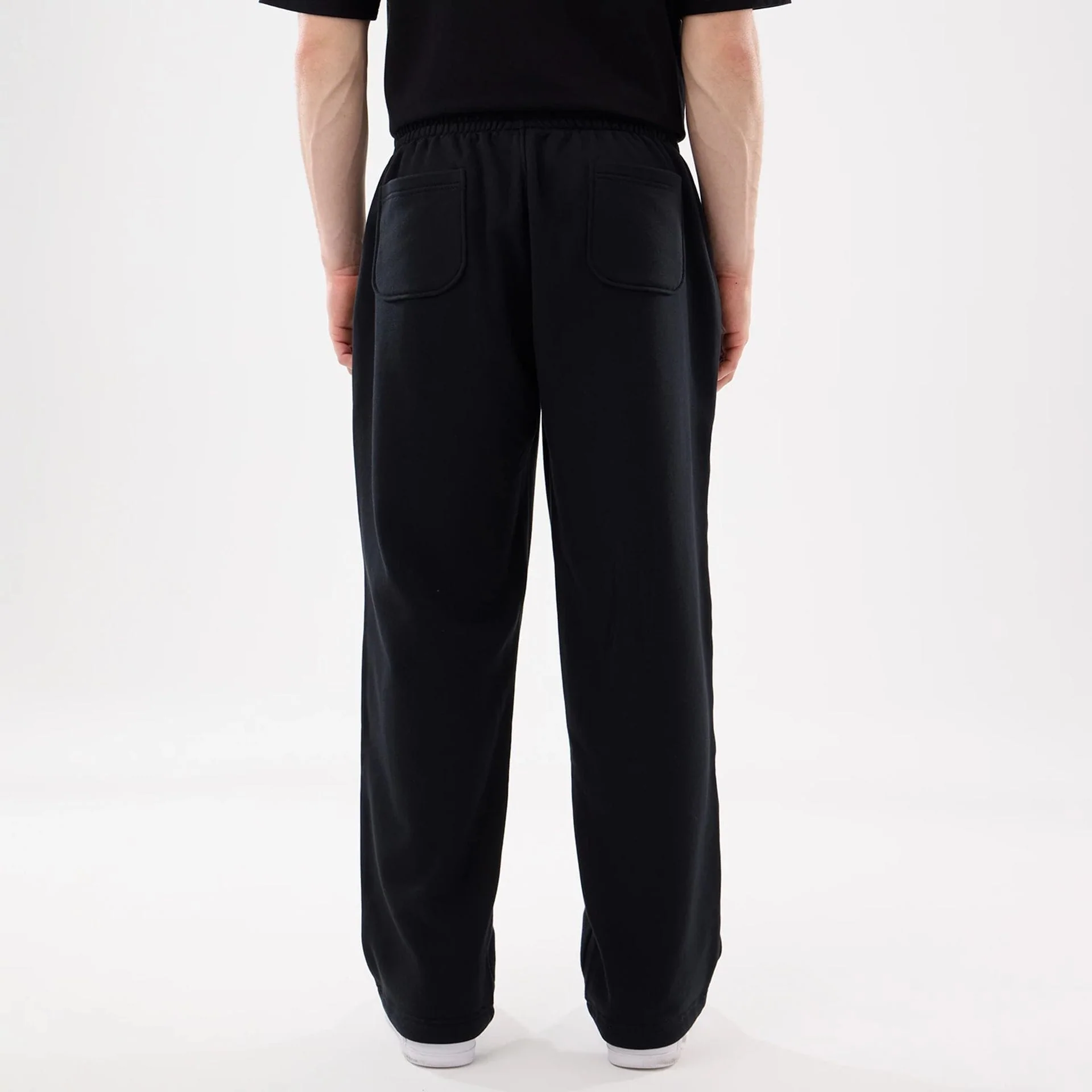 New Era Black Straight Legged Joggers - Image 2