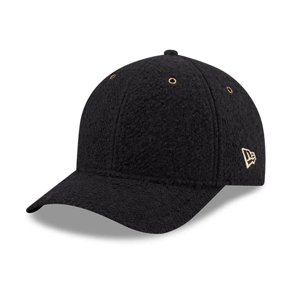 New Era Brushed Fleece Black 9FORTY M-Crown Adjustable Cap
