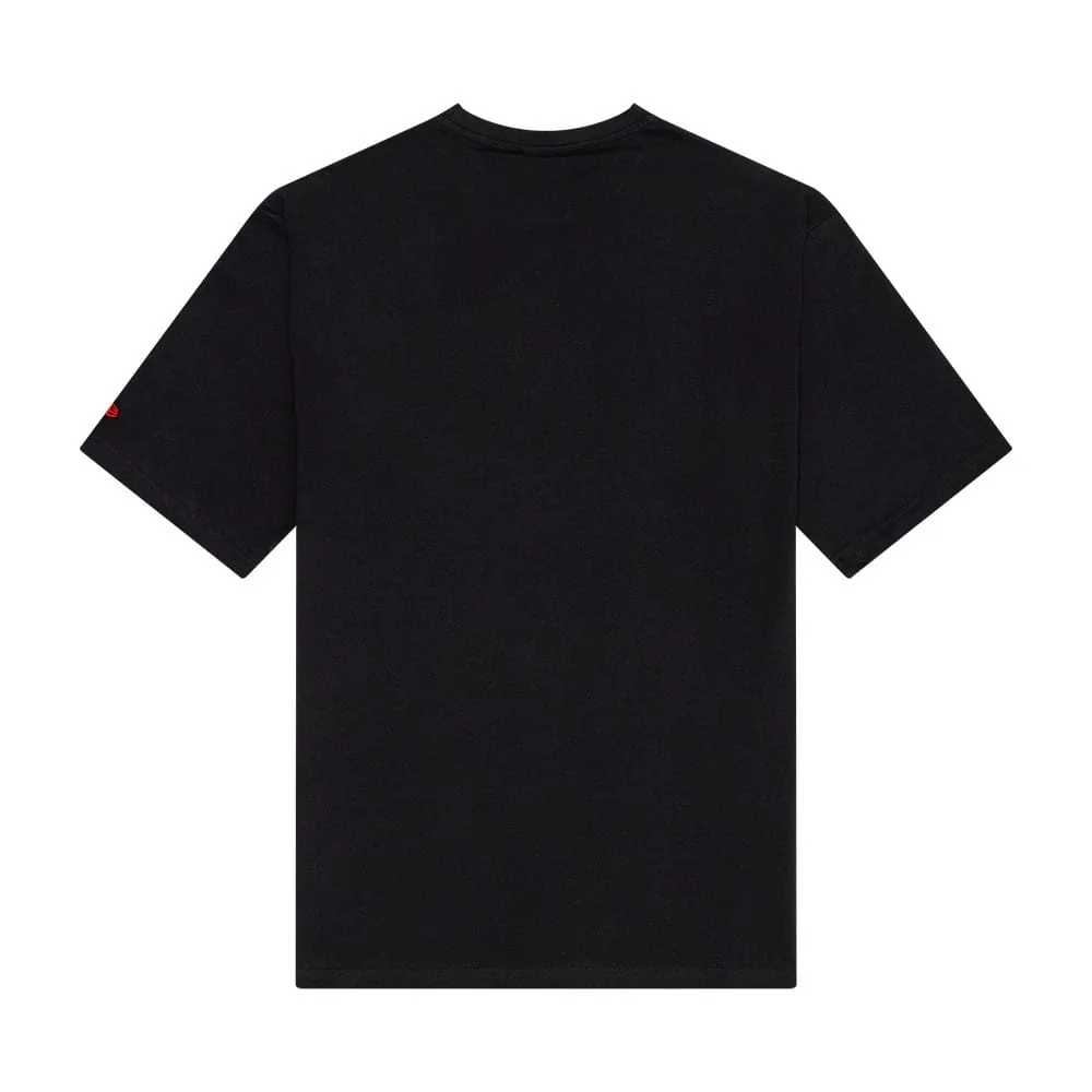 New Era Character Graphic Black Oversized T-Shirt - Image 2