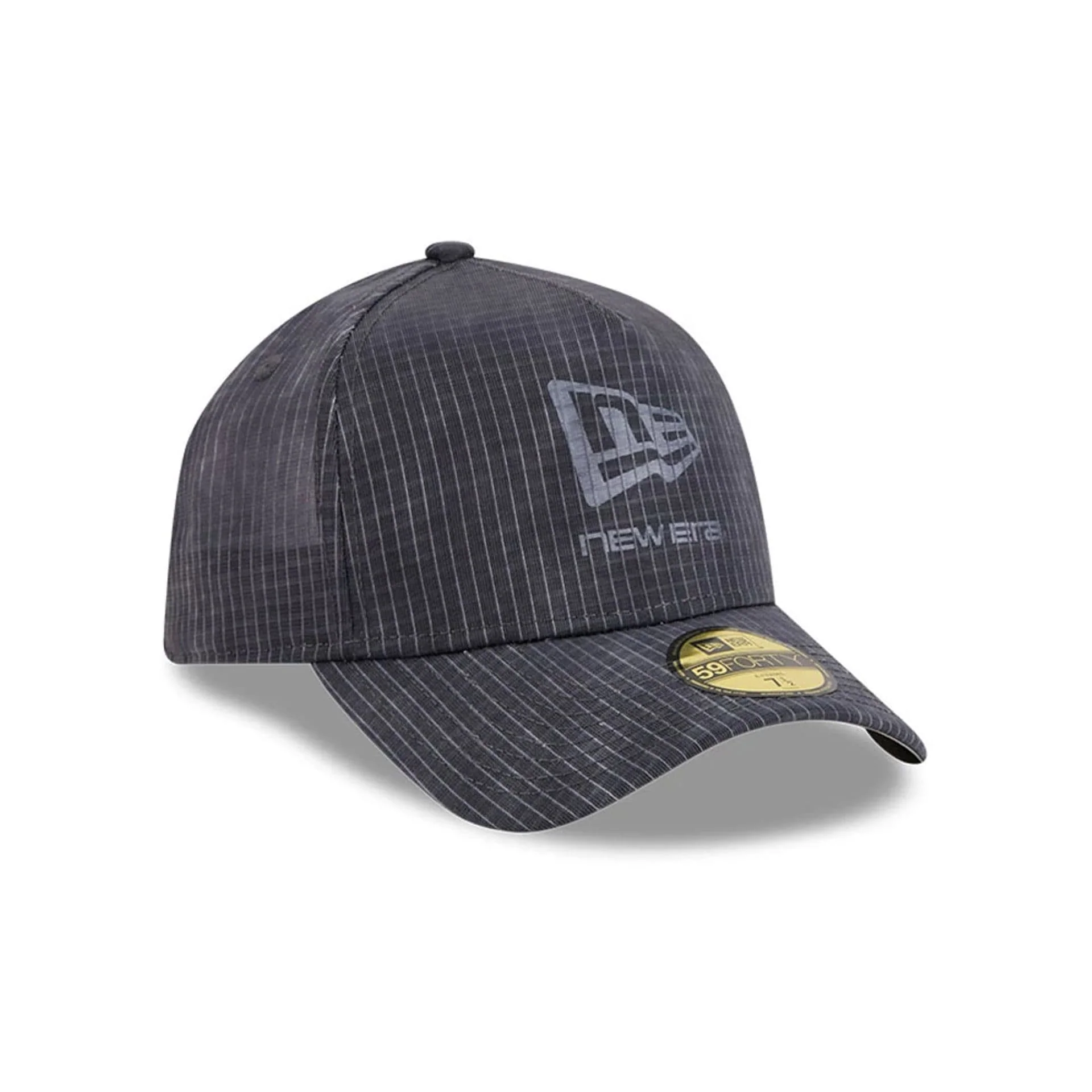 New Era Check Dark Grey 59FORTY A-Frame Fitted Cap - Image 4