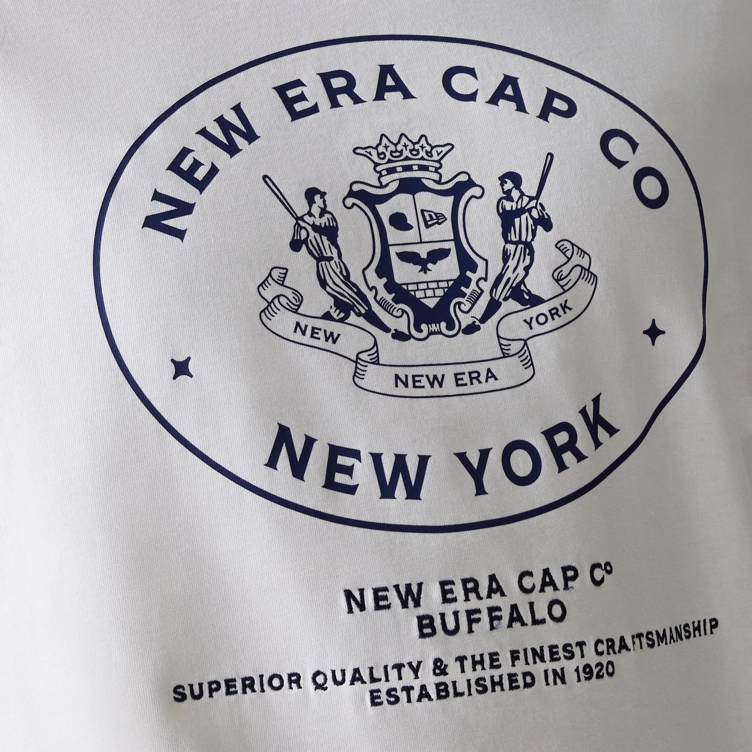 New Era Crest White Oversized T-Shirt - Image 5