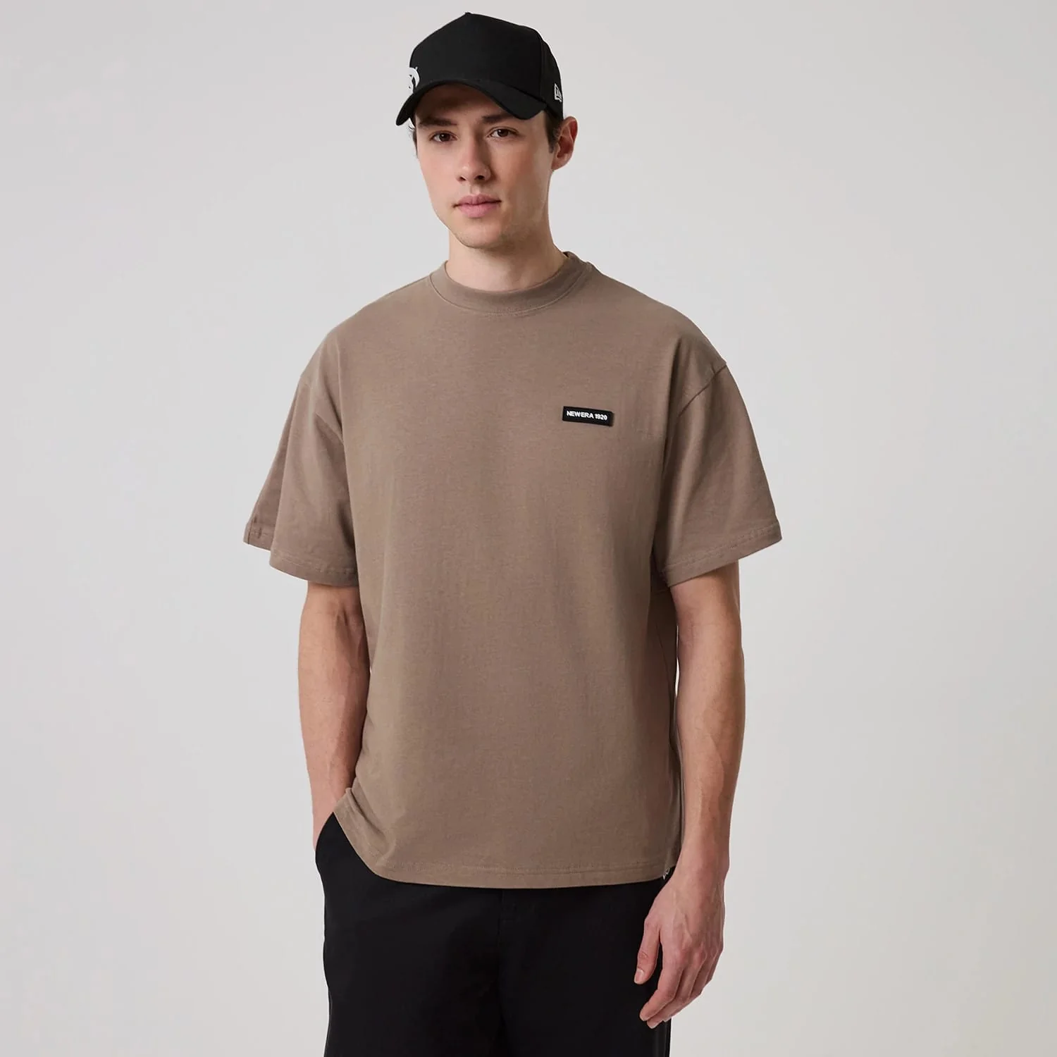 New Era Distressed Brown T-Shirt