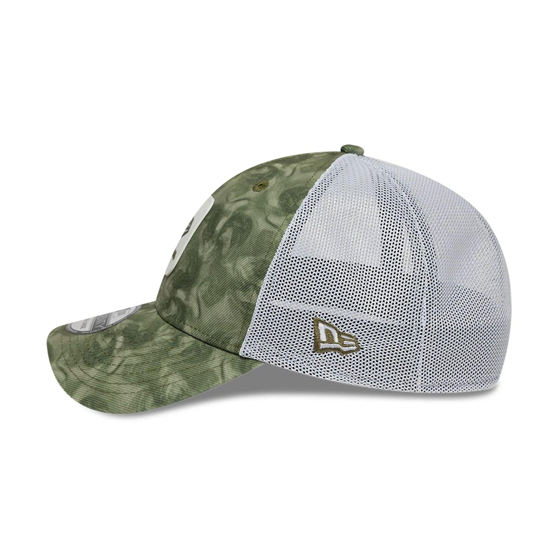 New Era Floral Green 39SEVENTY Stretch Fit Cap - Image 6