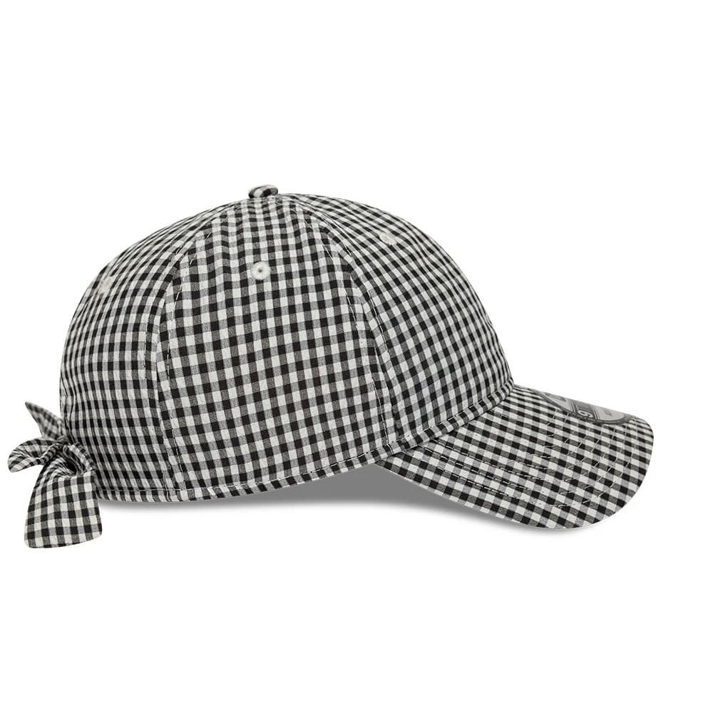 New Era Gingham Bowback Black 9TWENTY Adjustable Cap - Image 6