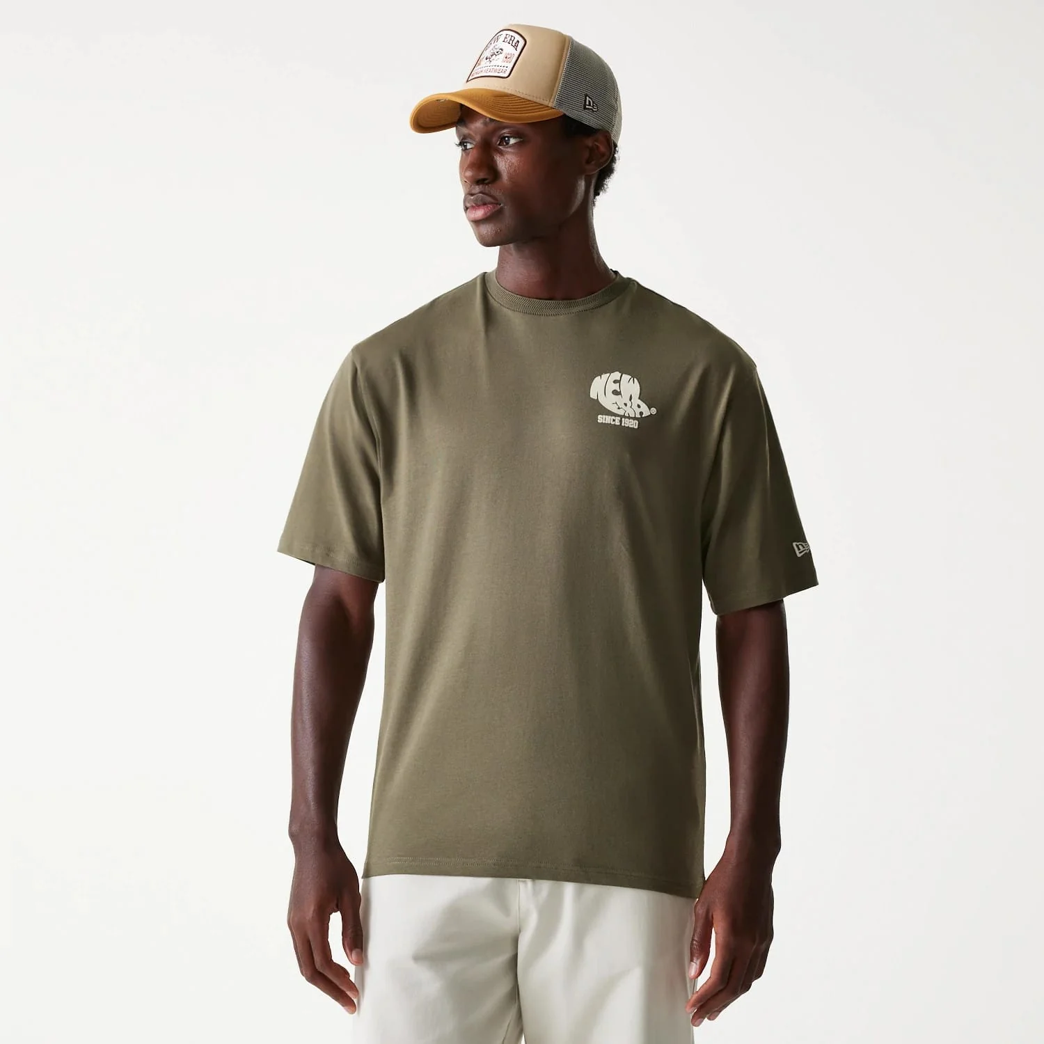 New Era Graphic Green Oversized T-Shirt