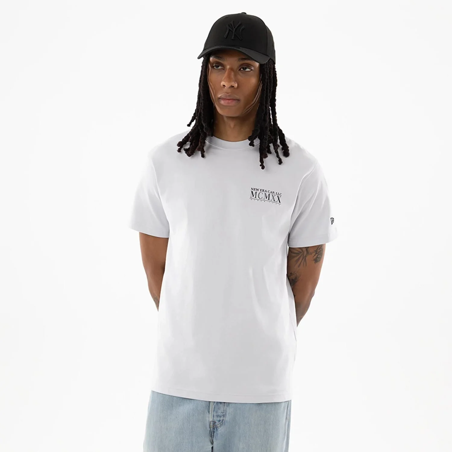 New Era Heritage White T-Shirt