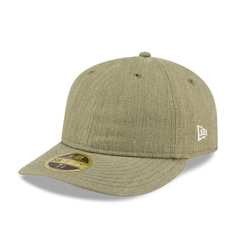 New Era Herringbone Green Retro Crown 59FIFTY Fitted Cap