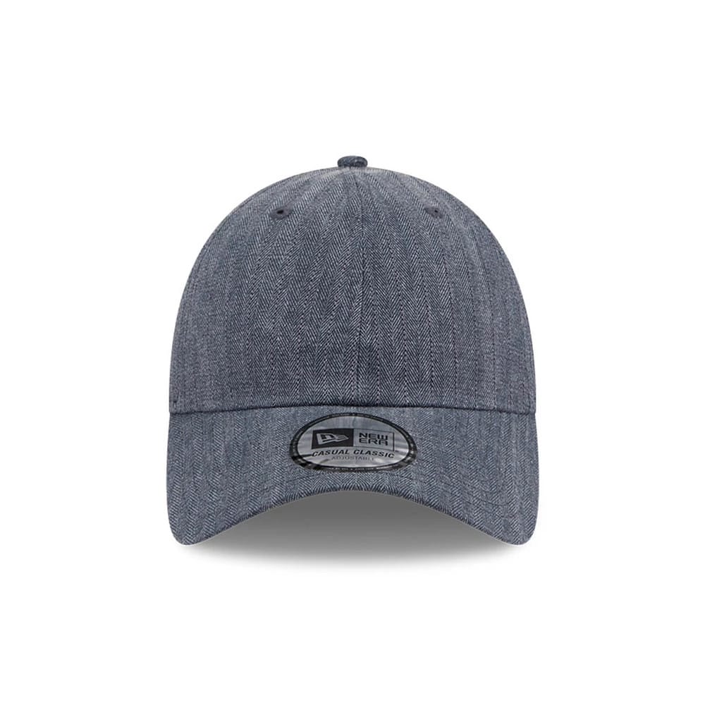 New Era Herringbone Pinstripe Navy Casual Classic Adjustable Cap - Image 3