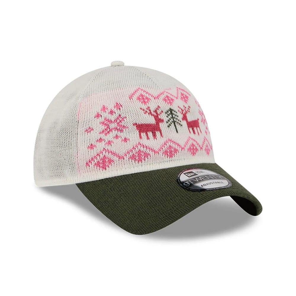 New Era Holiday Essentials White 9TWENTY Adjustable Cap - Image 3