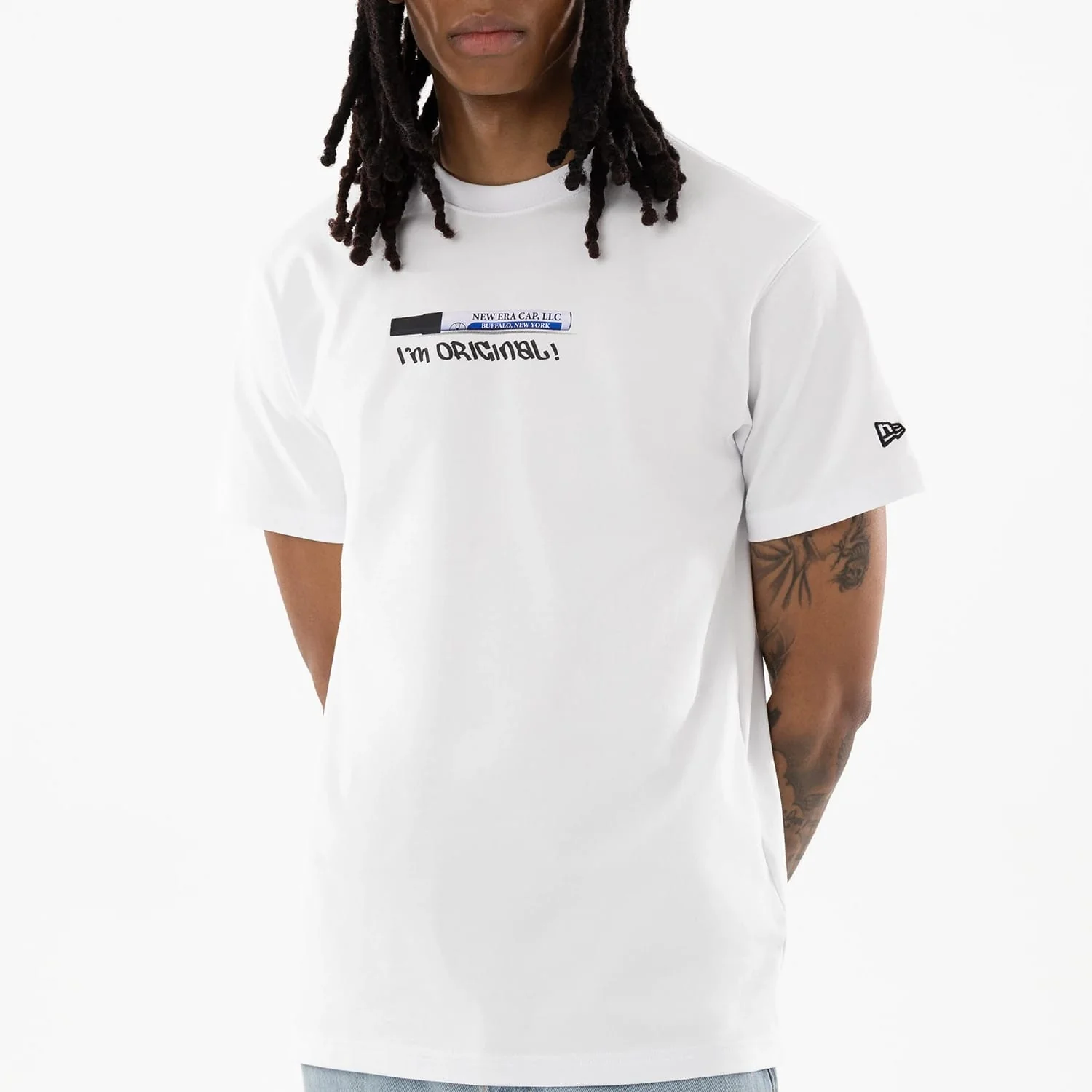 New Era I Am Original White T-Shirt - Image 3