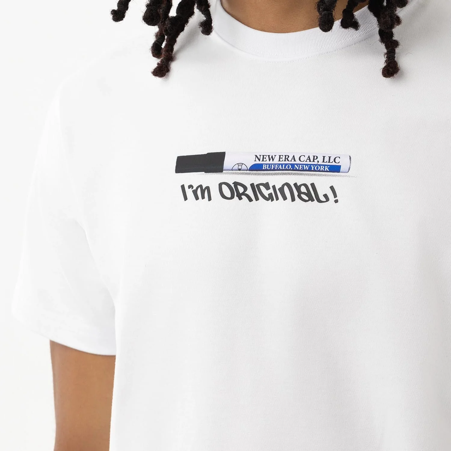 New Era I Am Original White T-Shirt - Image 4