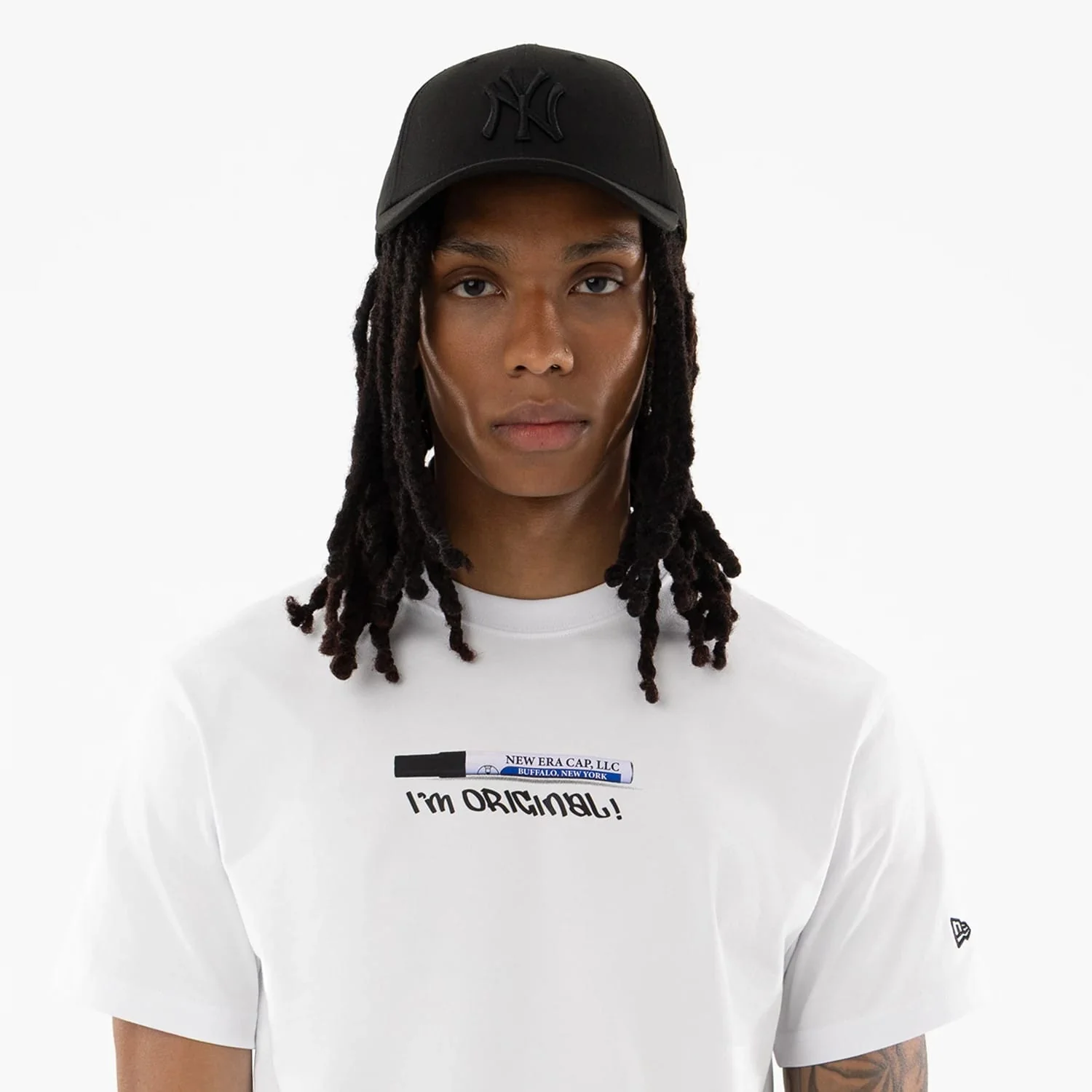 New Era I Am Original White T-Shirt - Image 6