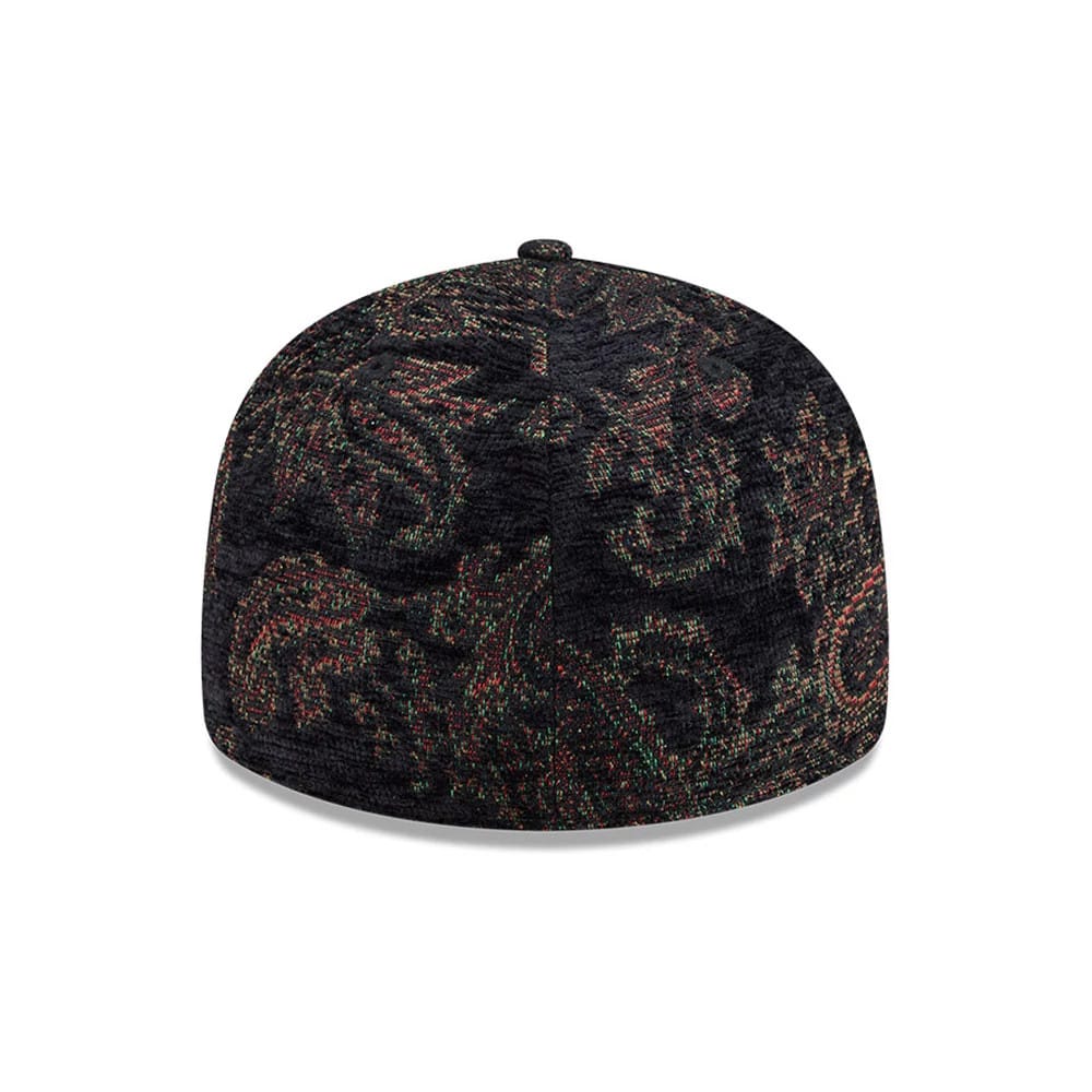 New Era Jacquard Chenille Black 59FIFTY Fitted Cap - Image 7