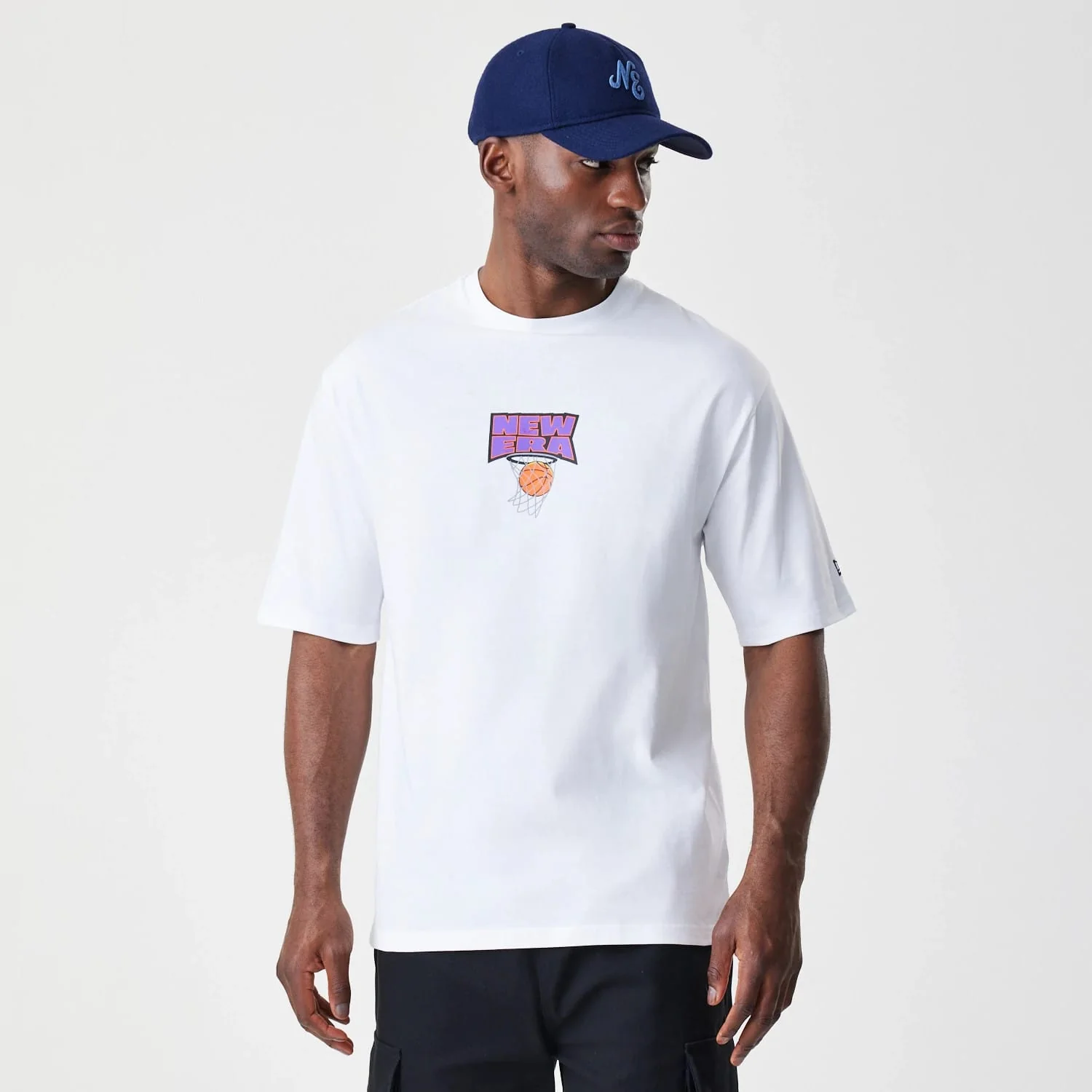 New Era Location White Oversized T-Shirt