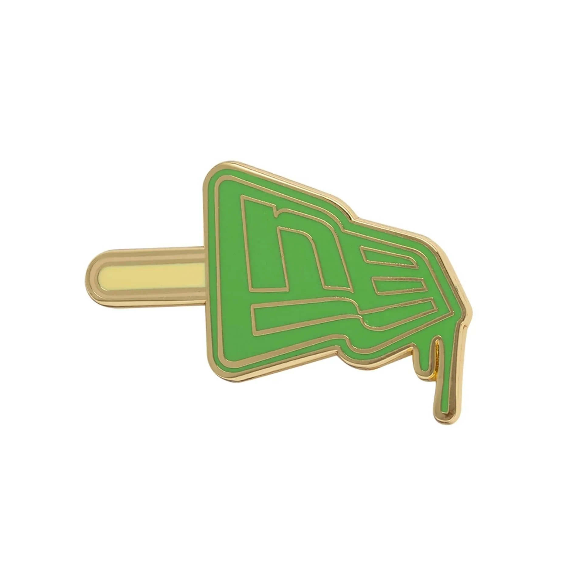 New Era Lolly Open Green Pin Badge