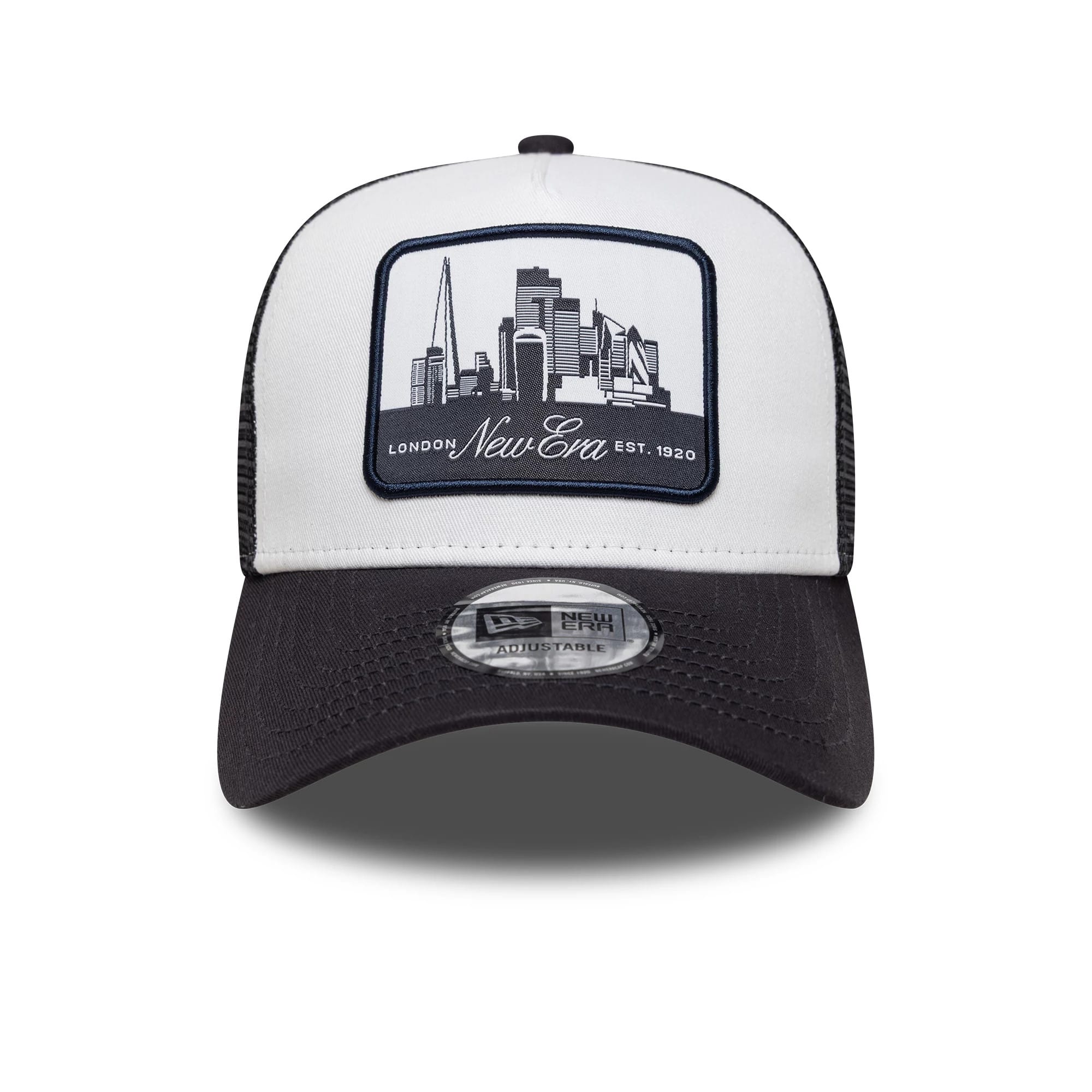 New Era London Navy 9FORTY A-Frame Trucker Adjustable Cap - Image 2