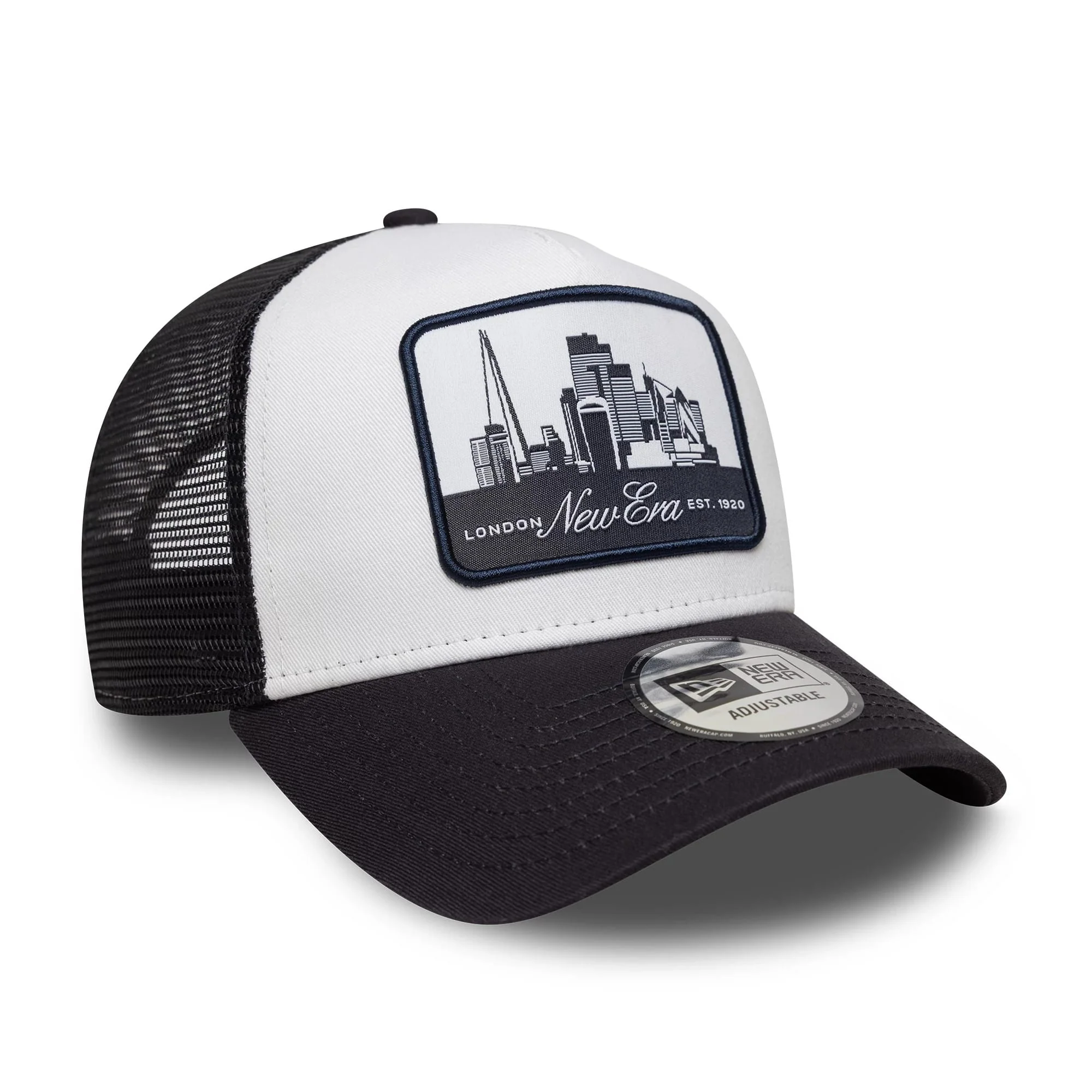 New Era London Navy 9FORTY A-Frame Trucker Adjustable Cap - Image 3