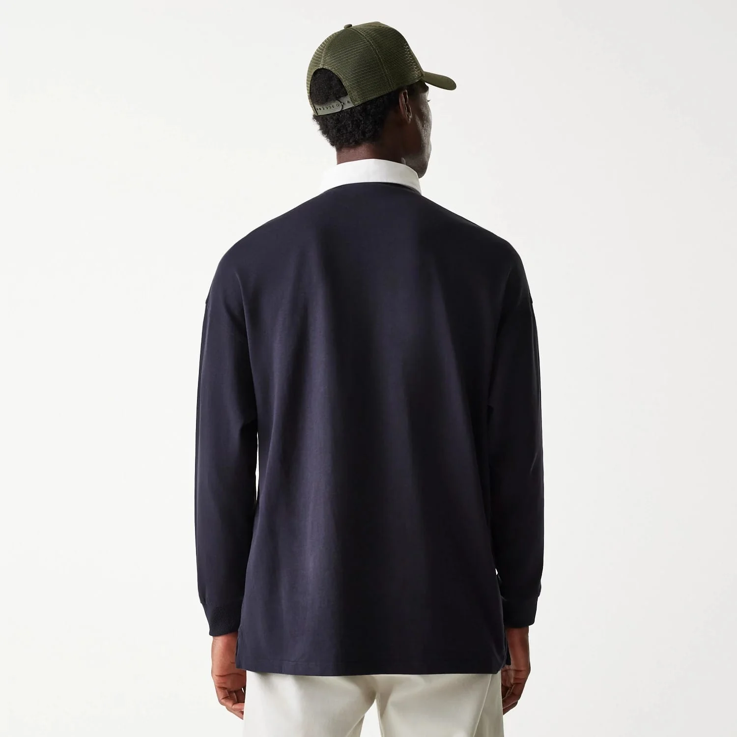 New Era Navy Oversized Rugby Shirt - Image 2