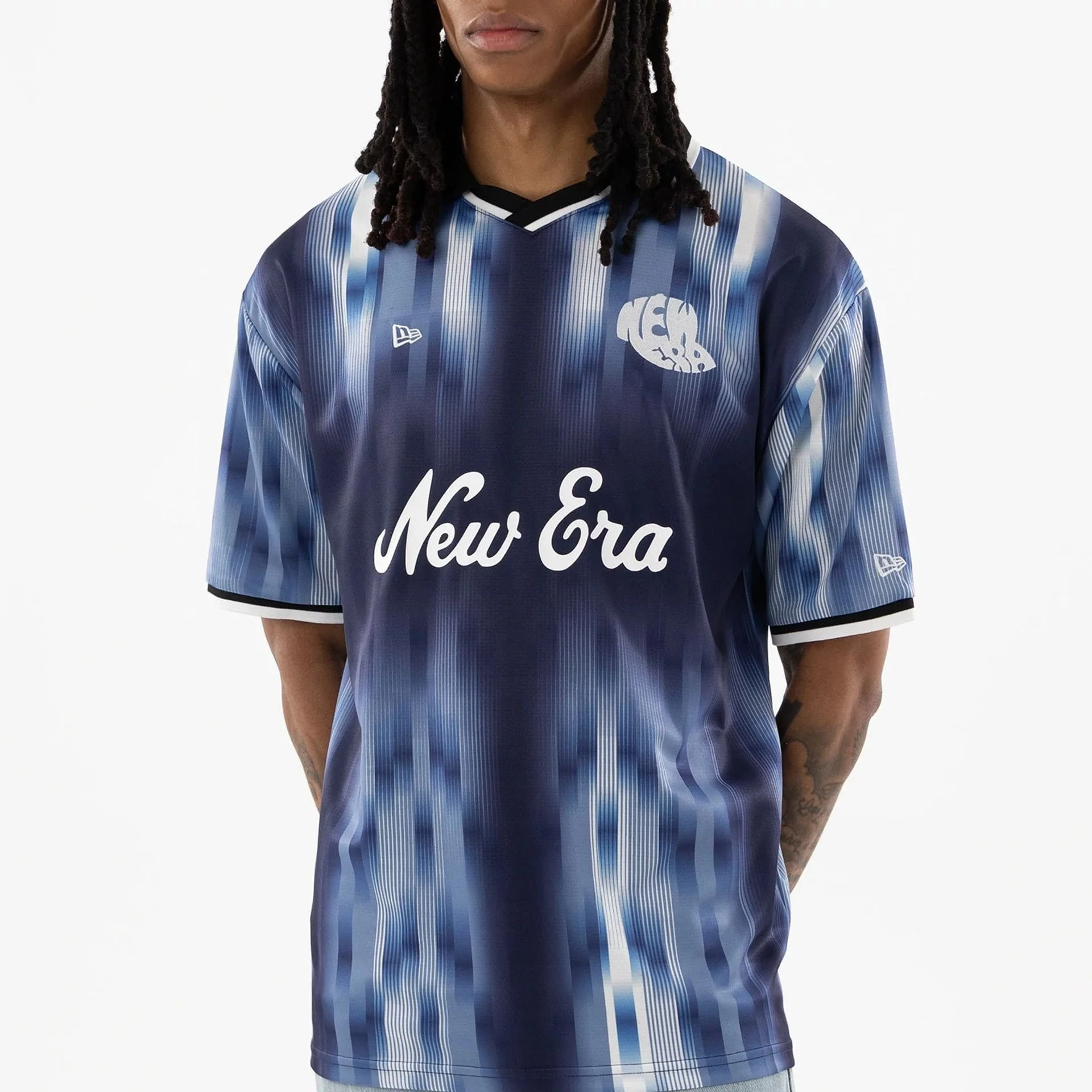 New Era Navy Soccer Jersey - Image 3