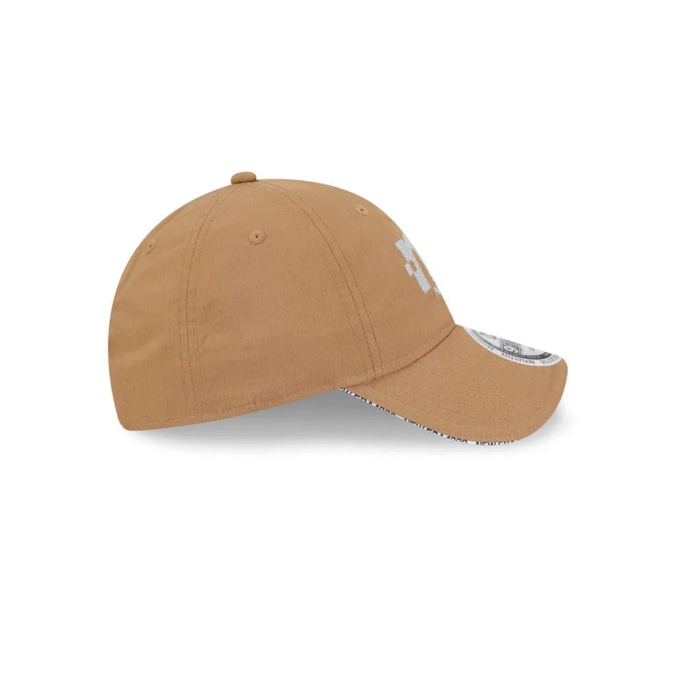 New Era NEC Logo Beige 9FORTY Unstructured Adjustable Cap - Image 6