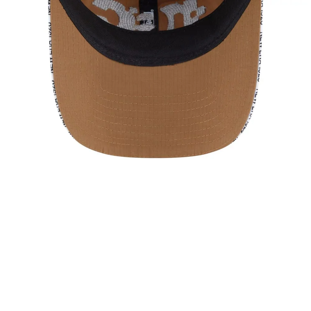New Era NEC Logo Beige 9FORTY Unstructured Adjustable Cap - Image 7