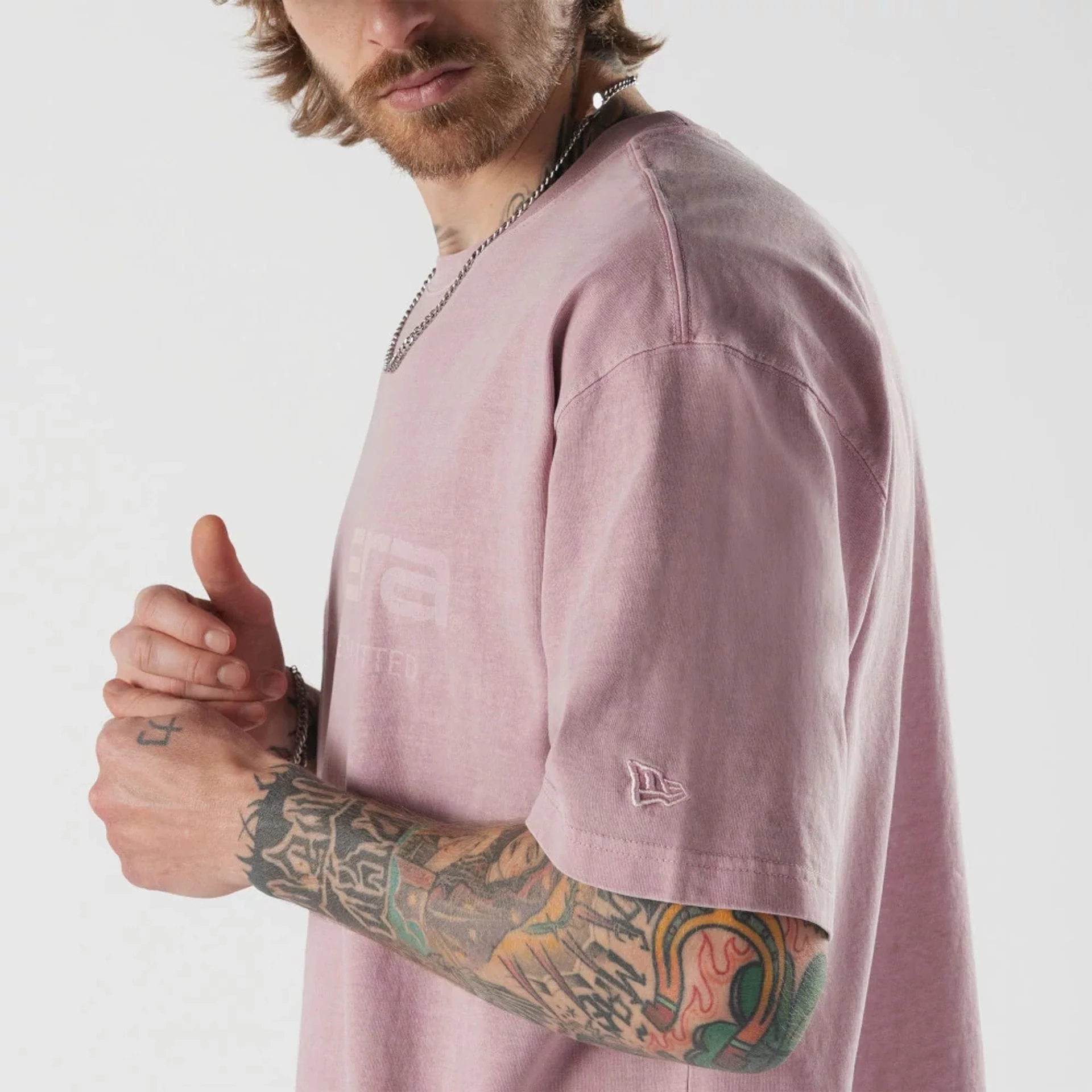 New Era Originators Pink T-Shirt - Image 4
