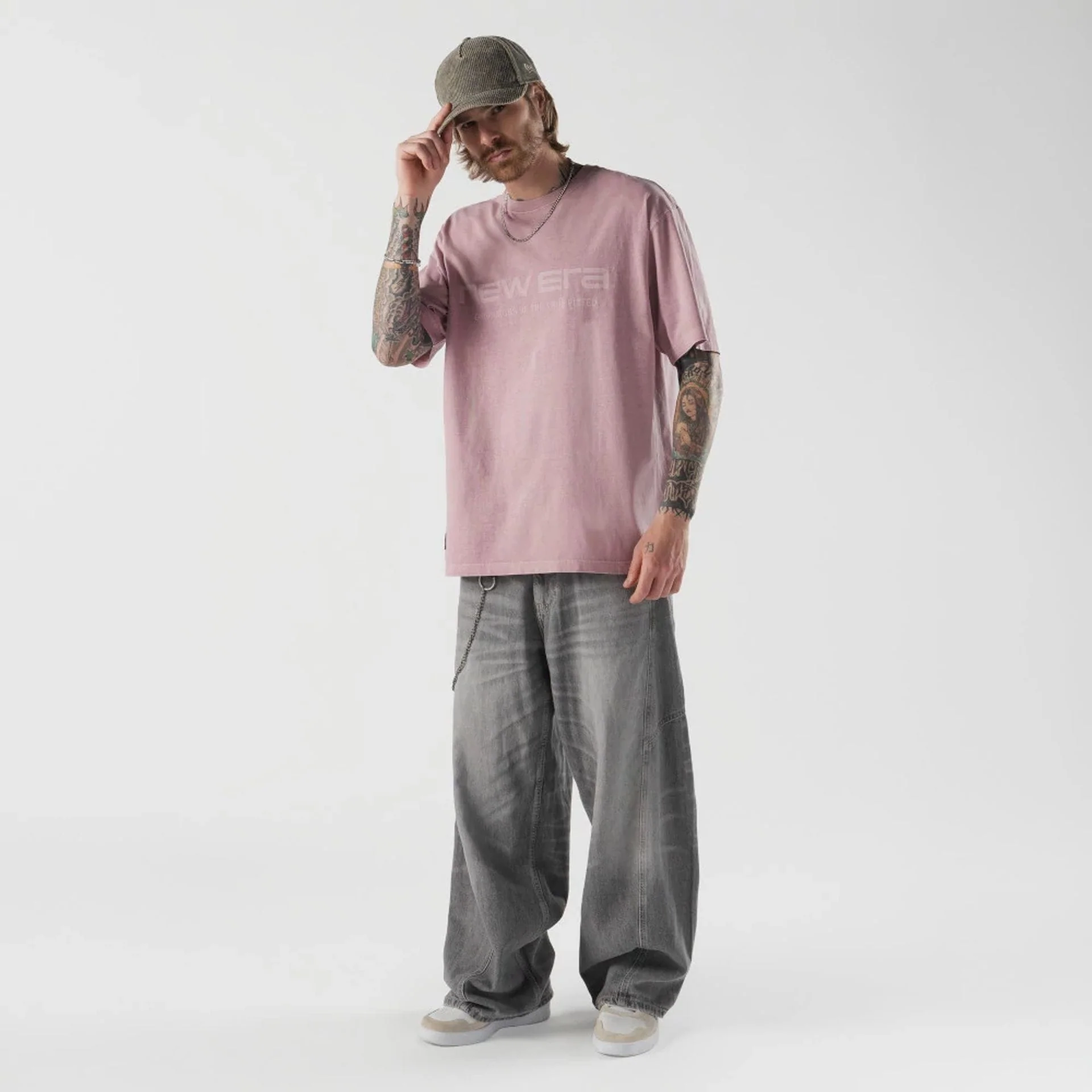 New Era Originators Pink T-Shirt - Image 5
