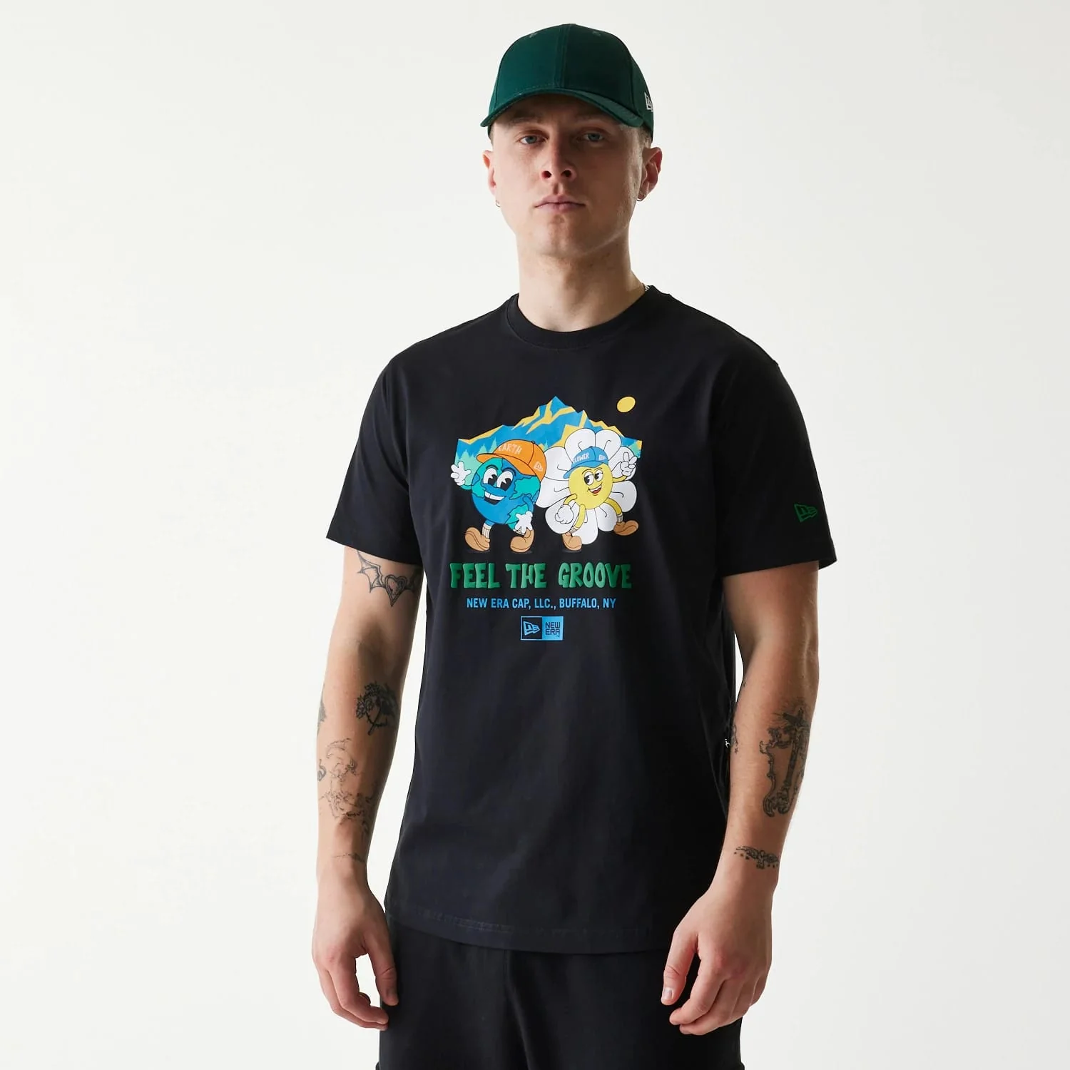 New Era Outdoor Earth Day Black T-Shirt - Image 6