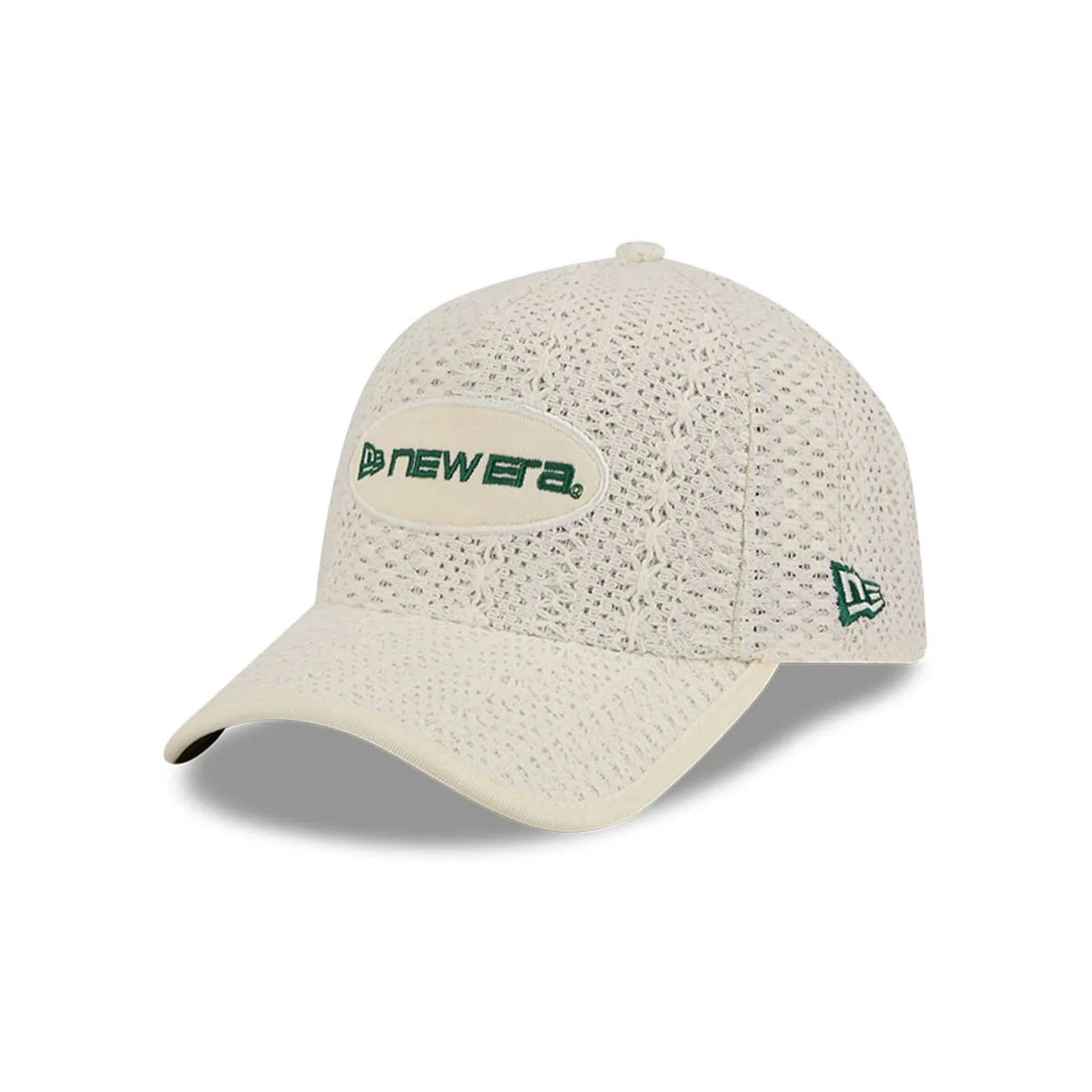 New Era Oval Patch Cream 59FORTY A-Frame Fitted Cap