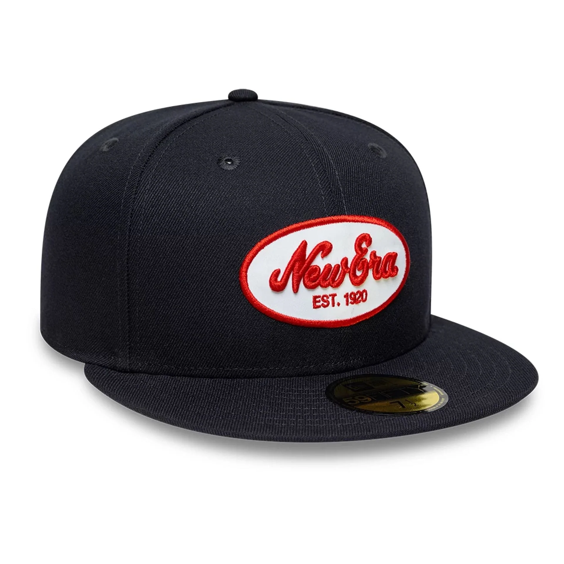 New Era Oval Patch Navy 59FIFTY Fitted Cap - Image 3