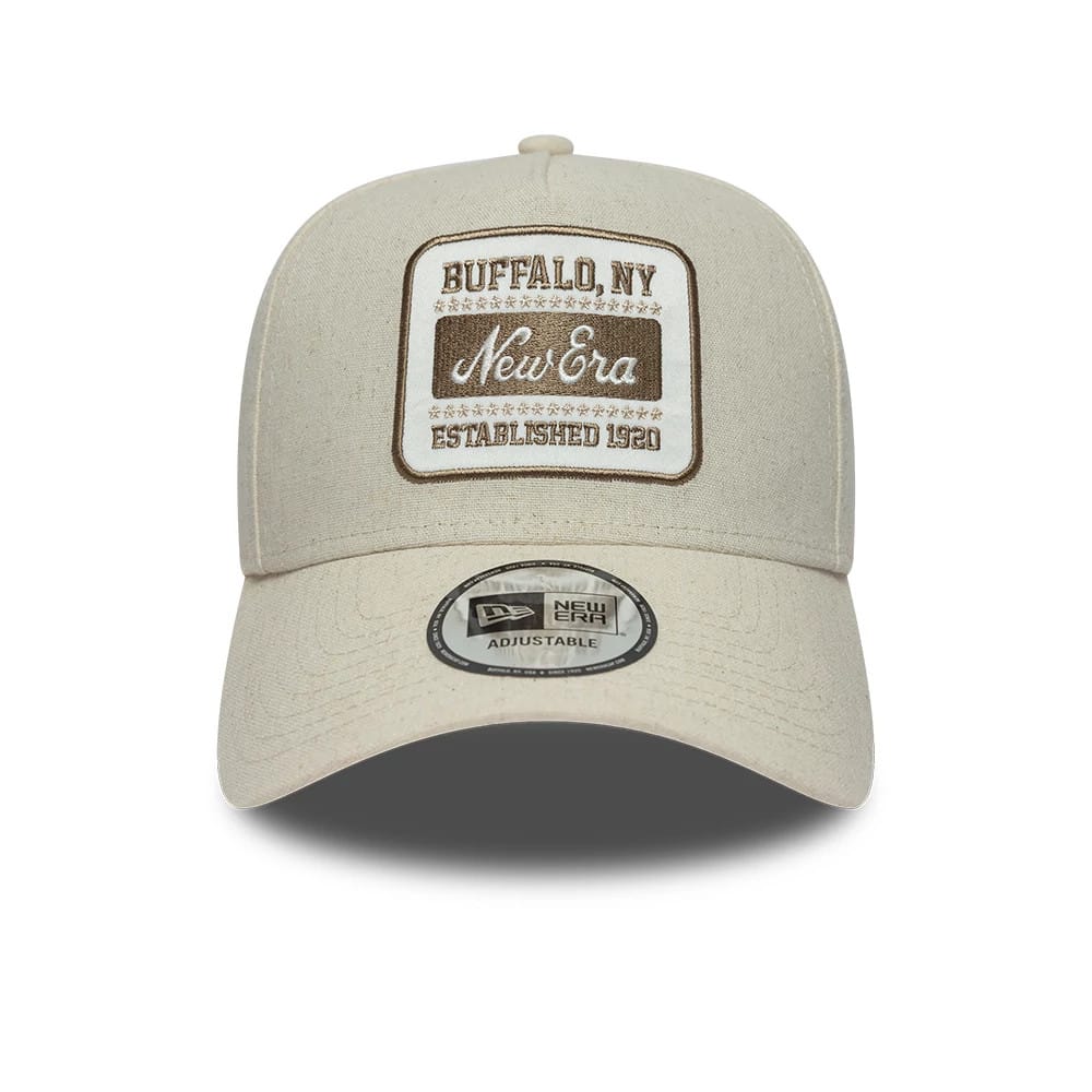 New Era Patch Line Cream 9FORTY E-Frame Adjustable Cap - Image 2