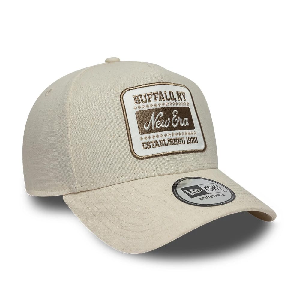 New Era Patch Line Cream 9FORTY E-Frame Adjustable Cap - Image 3