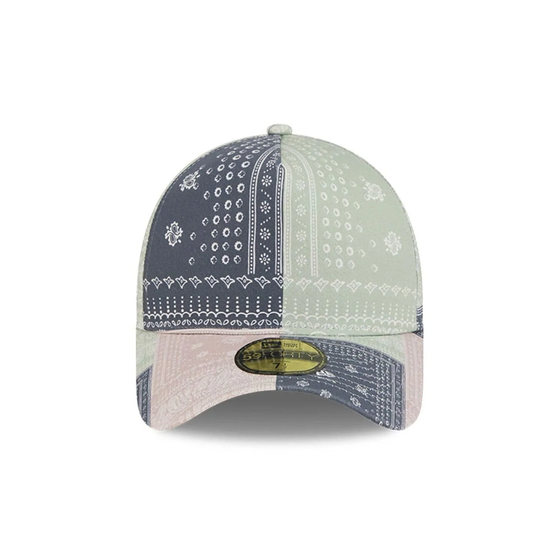 New Era Patchwork Bandana Multi 59FORTY A-Frame Fitted Cap - Image 3
