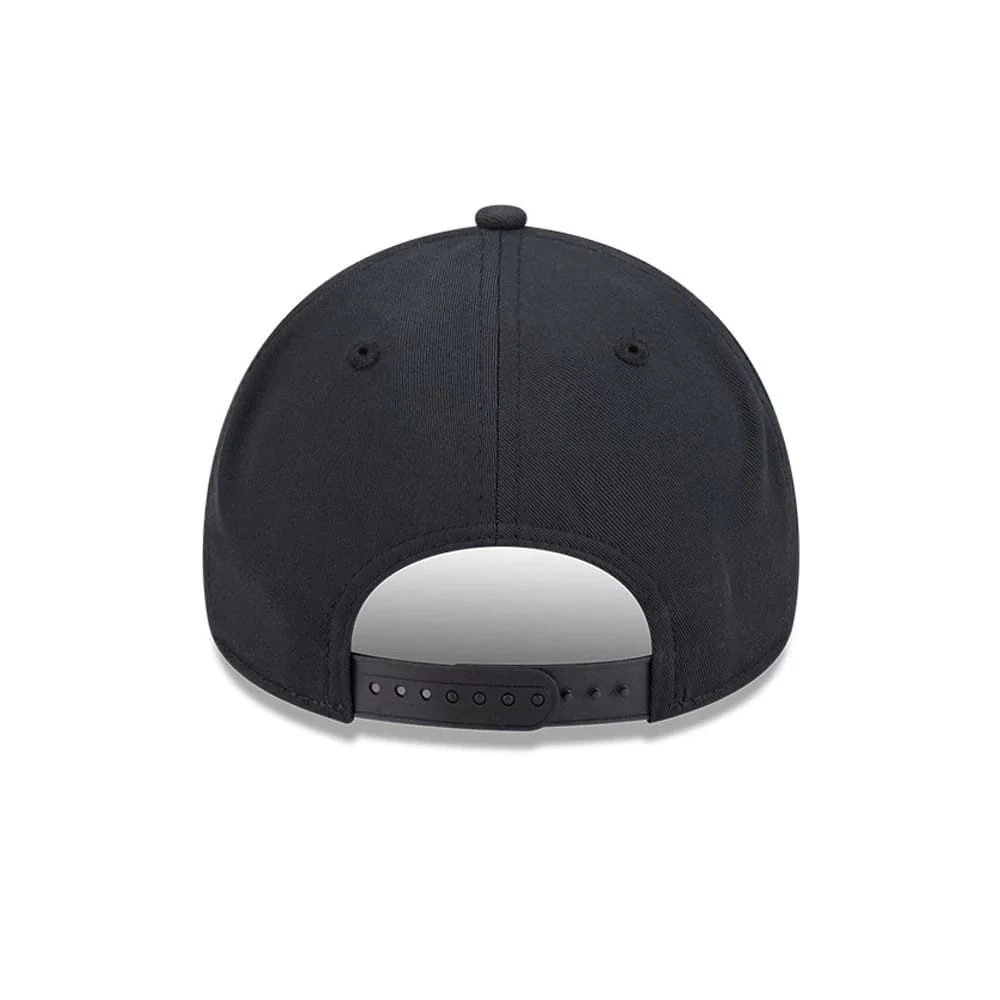 New Era Recycled Twill Black 9FORTY A-Frame Adjustable Cap - Image 6