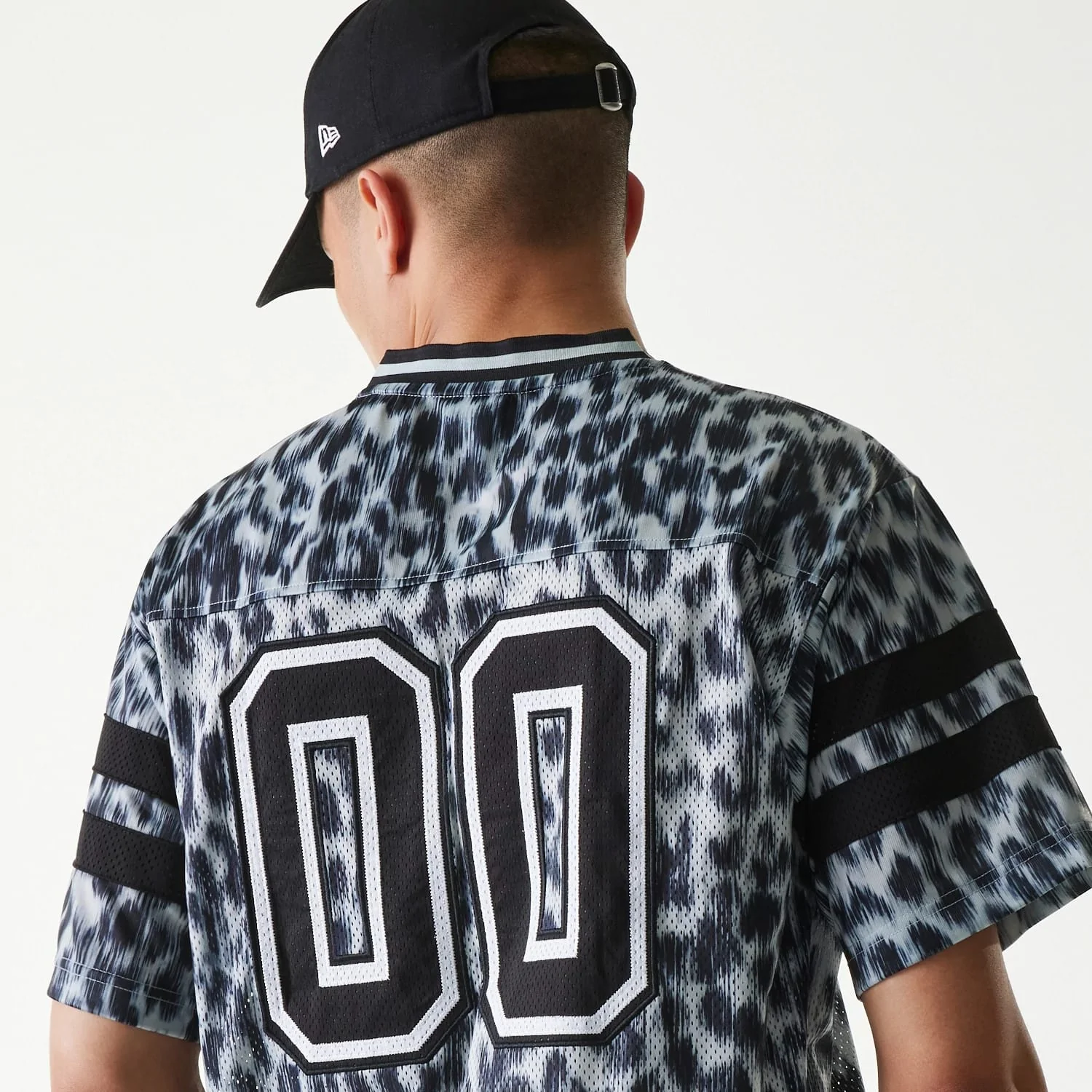 New Era Retro Sports Grey Mesh Jersey - Image 4