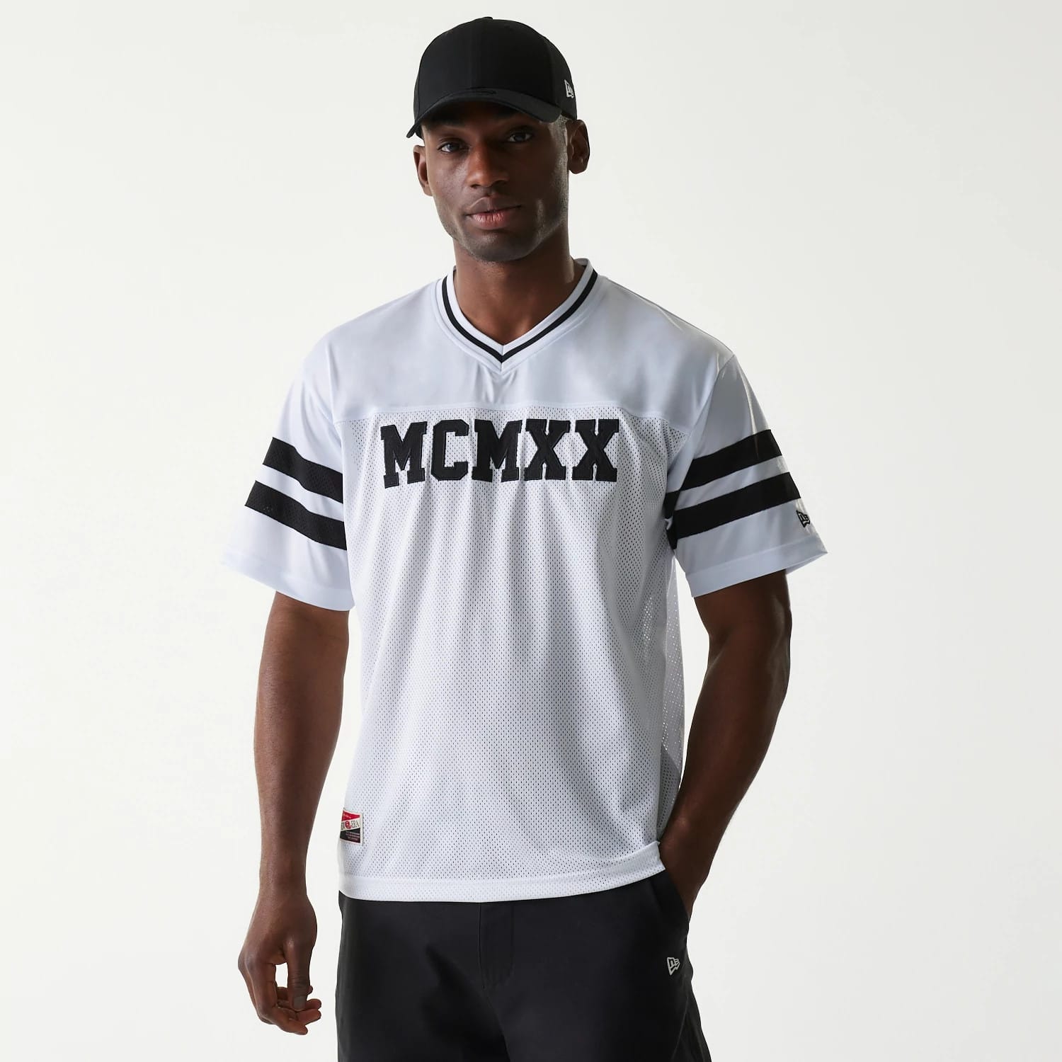 New Era Retro Sports White Mesh Jersey