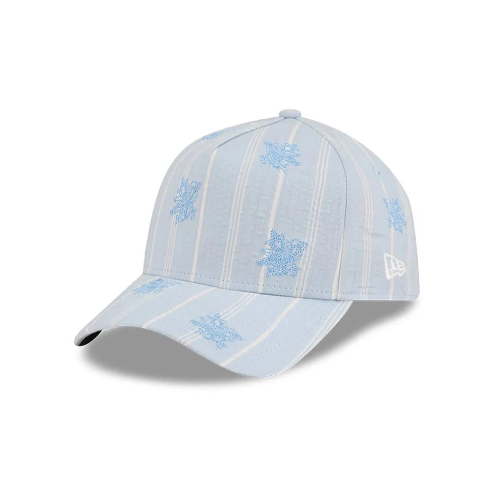 New Era Seersucker Pastel Blue 59FORTY A-Frame Fitted Cap