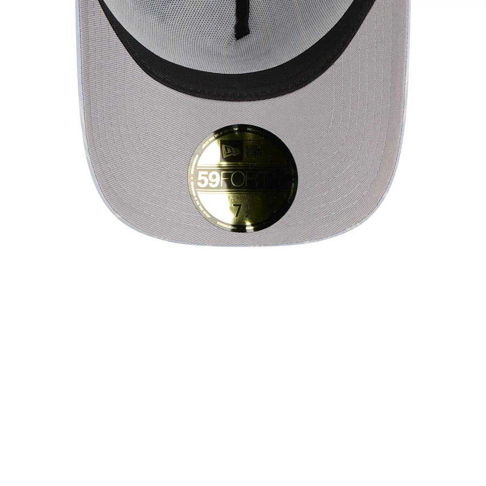 New Era Seersucker Pastel Blue 59FORTY A-Frame Fitted Cap - Image 2