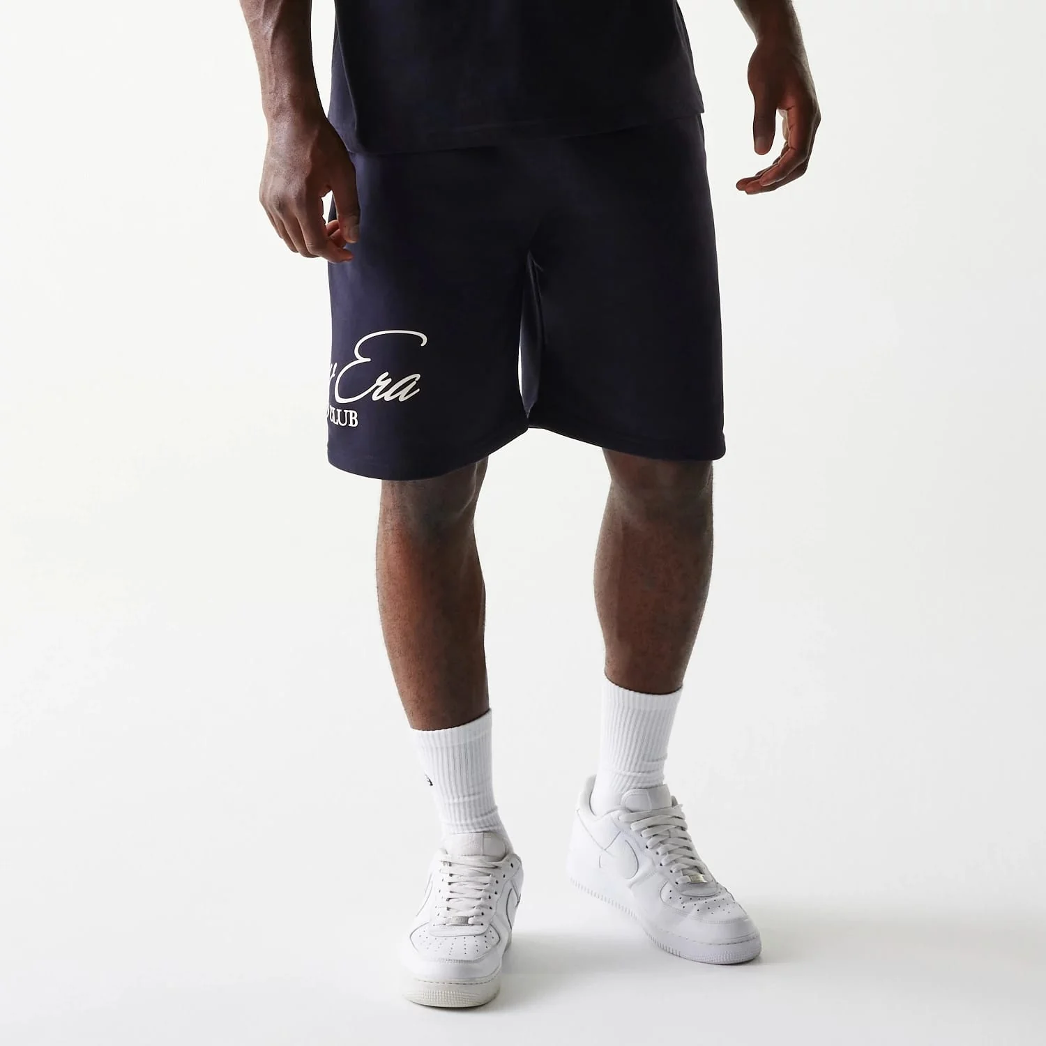 New Era Side Logo Navy Shorts