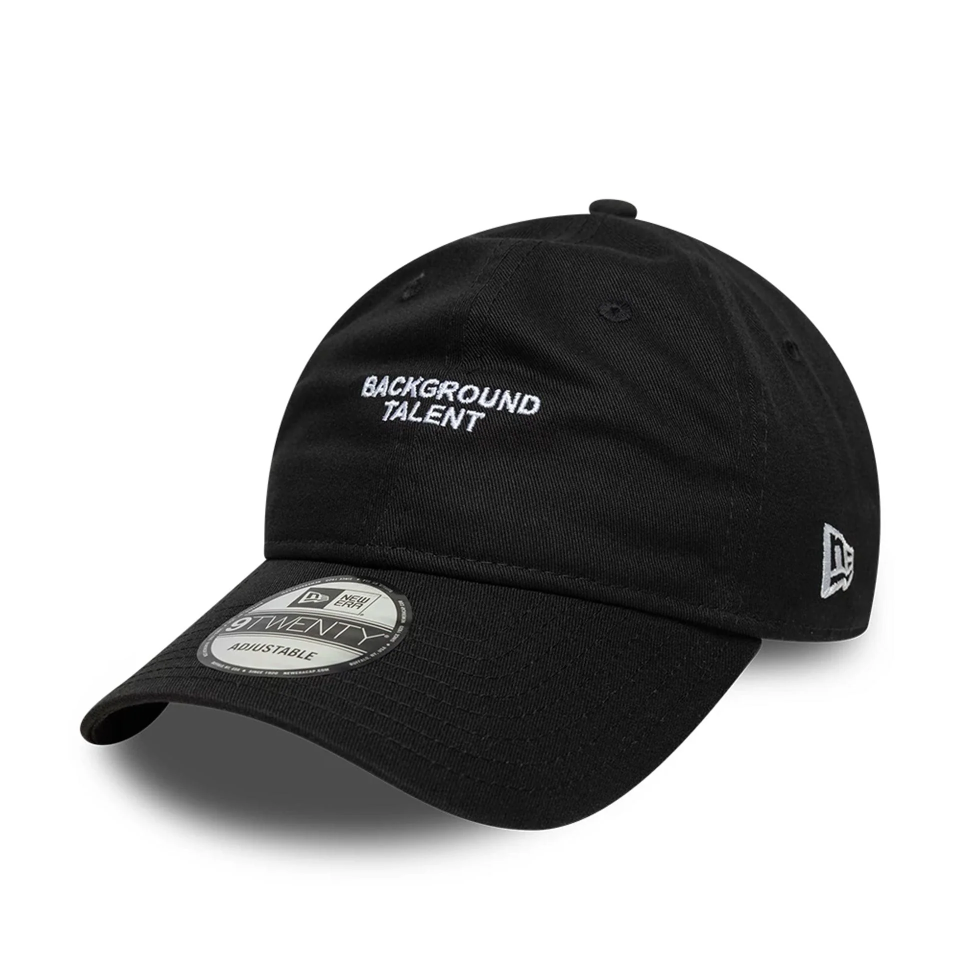 New Era Slogan Background Talent Black 9TWENTY Adjustable Cap