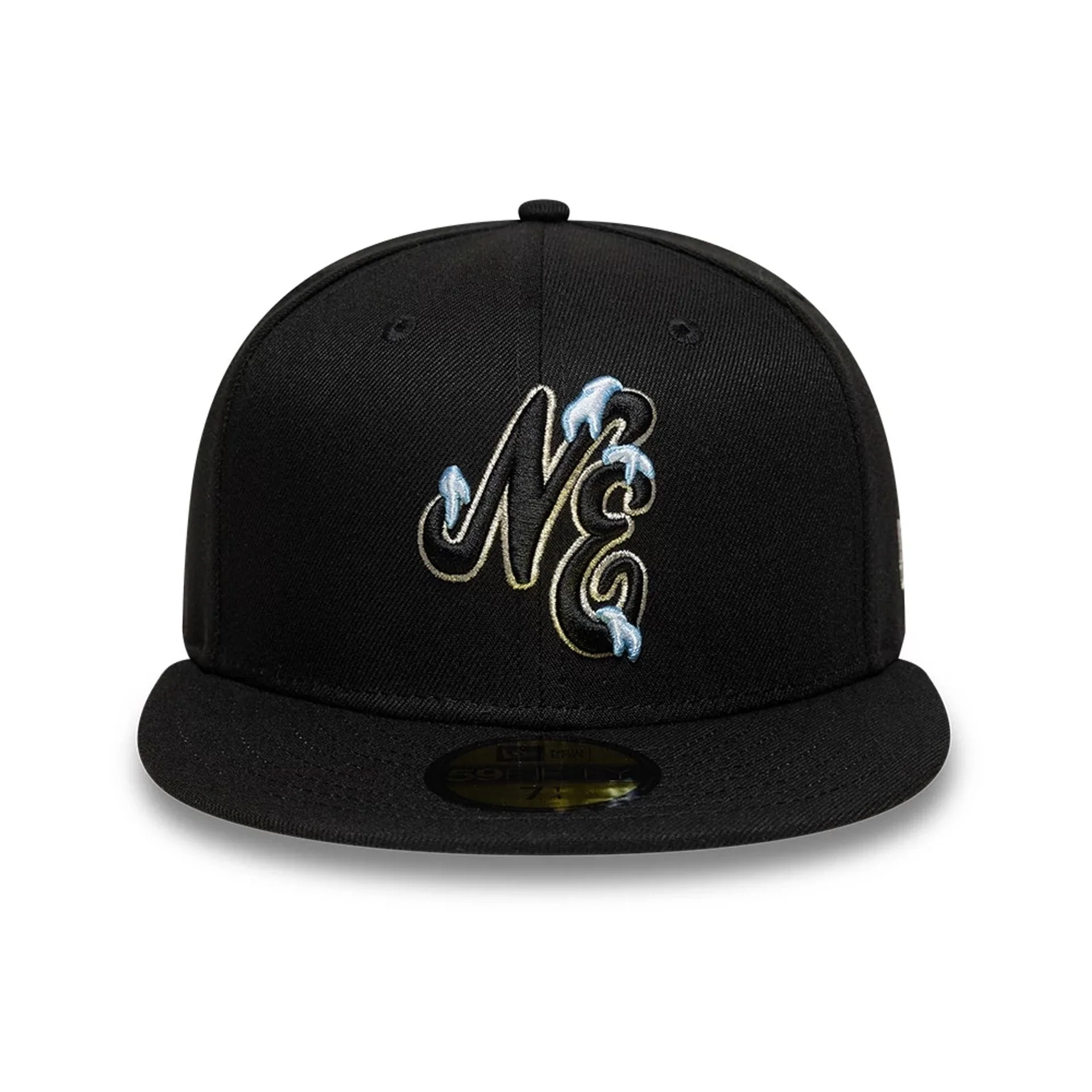 New Era Snow Icon Black 59FIFTY Fitted Cap - Image 3